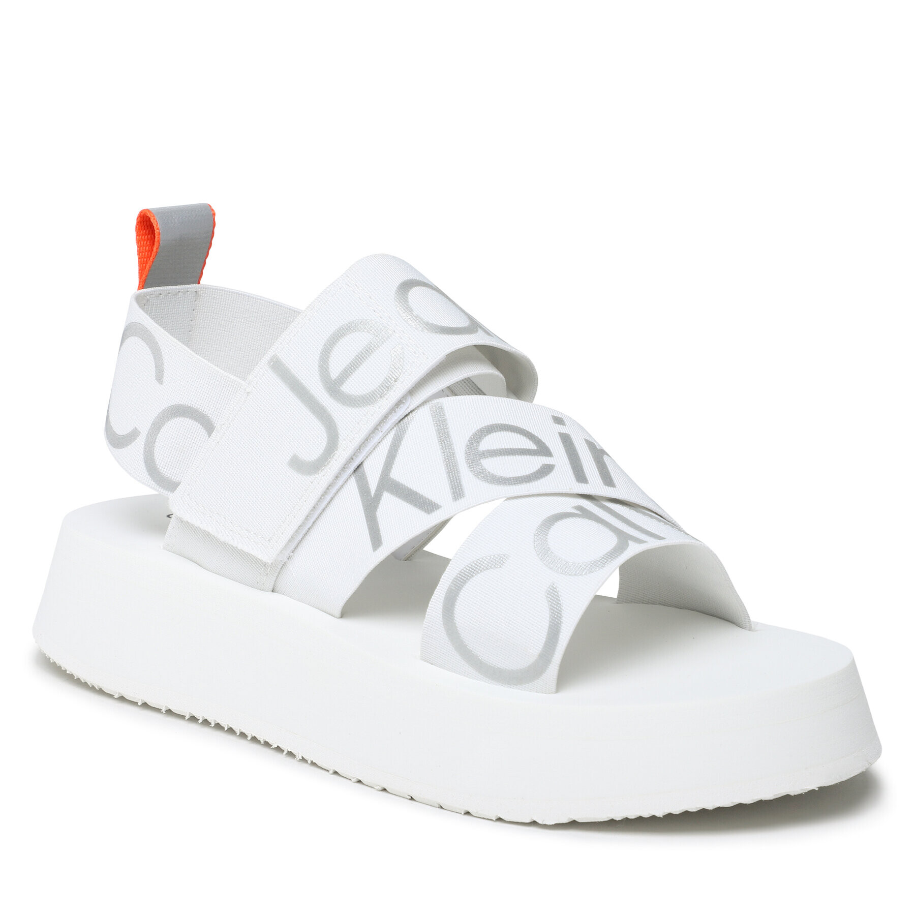 Calvin Klein Jeans Сандали Prefersato Sandal Webb YW0YW01071 Бял - Pepit.bg