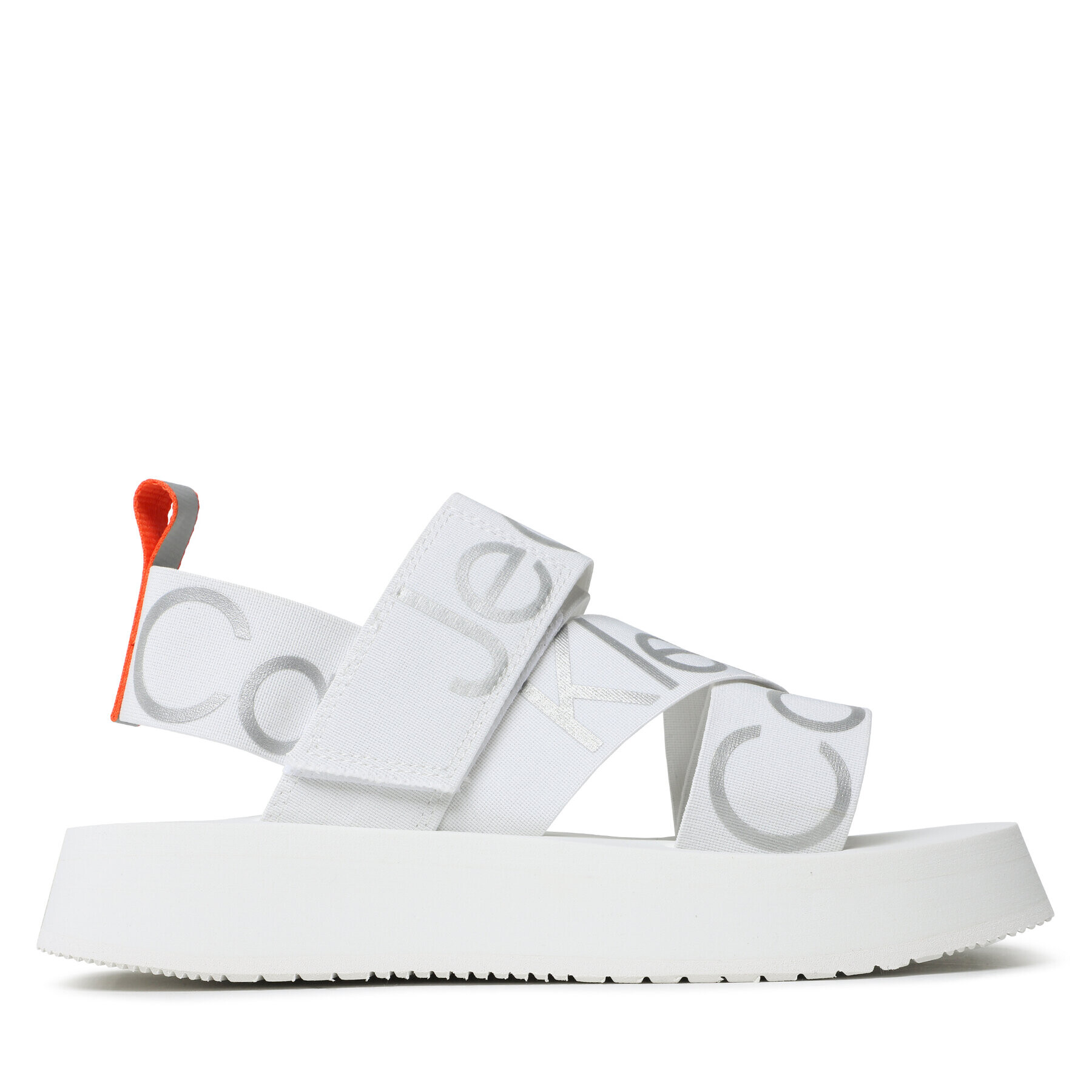 Calvin Klein Jeans Сандали Prefersato Sandal Webb YW0YW01071 Бял - Pepit.bg