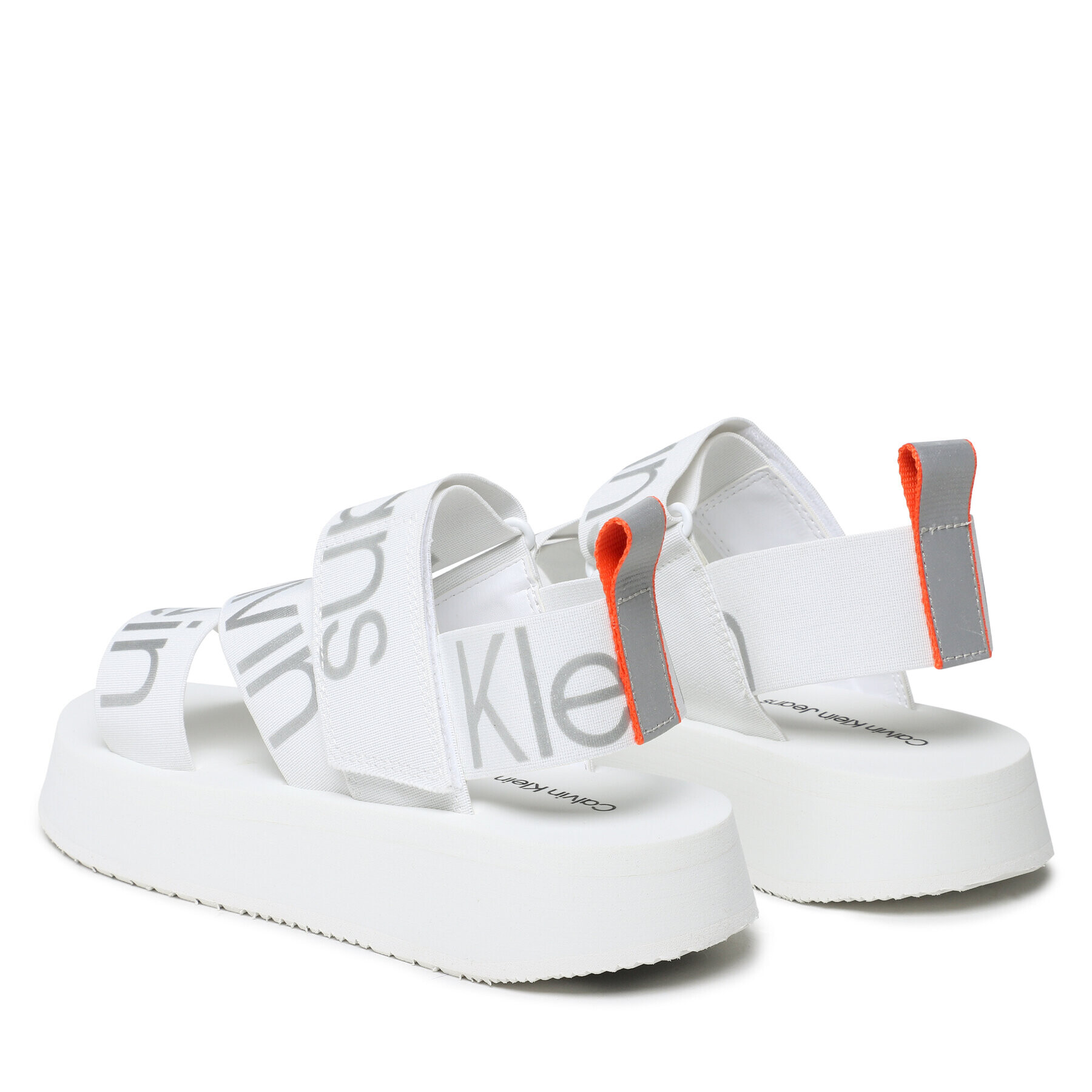 Calvin Klein Jeans Сандали Prefersato Sandal Webb YW0YW01071 Бял - Pepit.bg