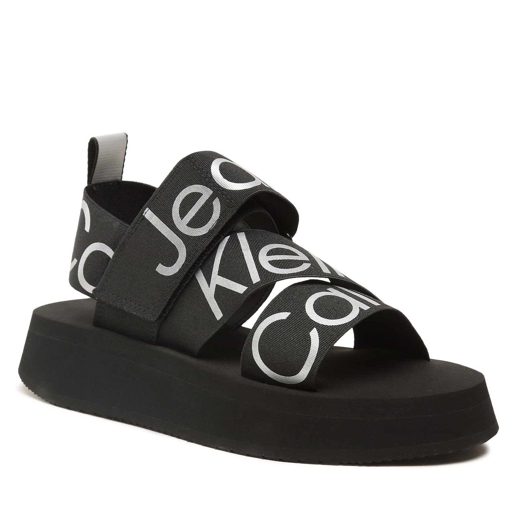 Calvin Klein Jeans Сандали Prefersato Sandal Webb YW0YW01071 Черен - Pepit.bg