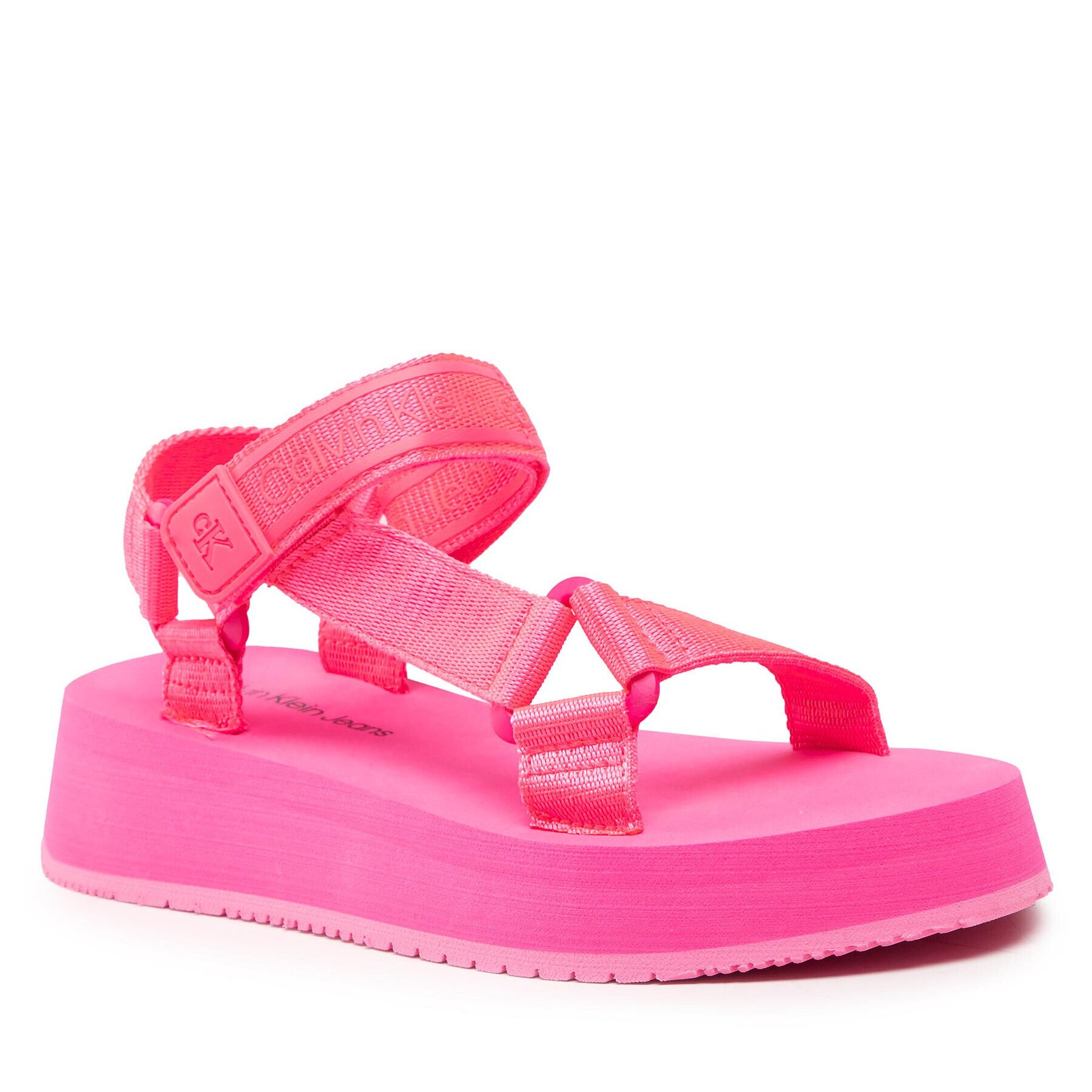 Calvin Klein Jeans Сандали Prefresato Sandal 1 YW0YW00557 Розов - Pepit.bg