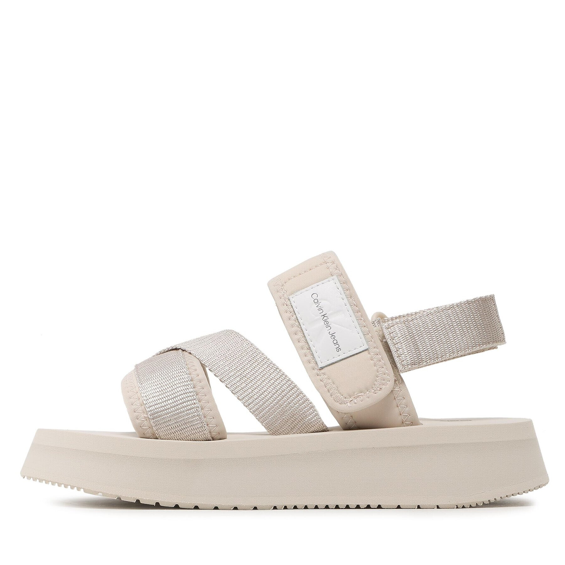 Calvin Klein Jeans Сандали Prefresato Sandal Bagde YW0YW00967 Бежов - Pepit.bg