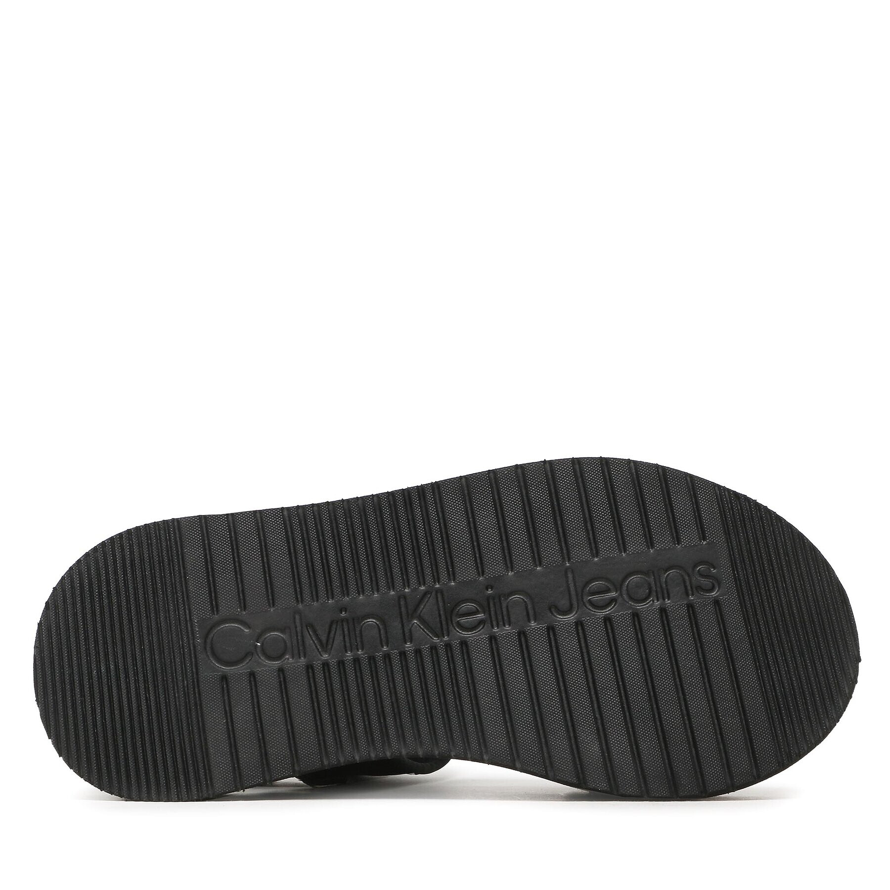 Calvin Klein Jeans Сандали Prefresato Sandal Bagde YW0YW00967 Черен - Pepit.bg