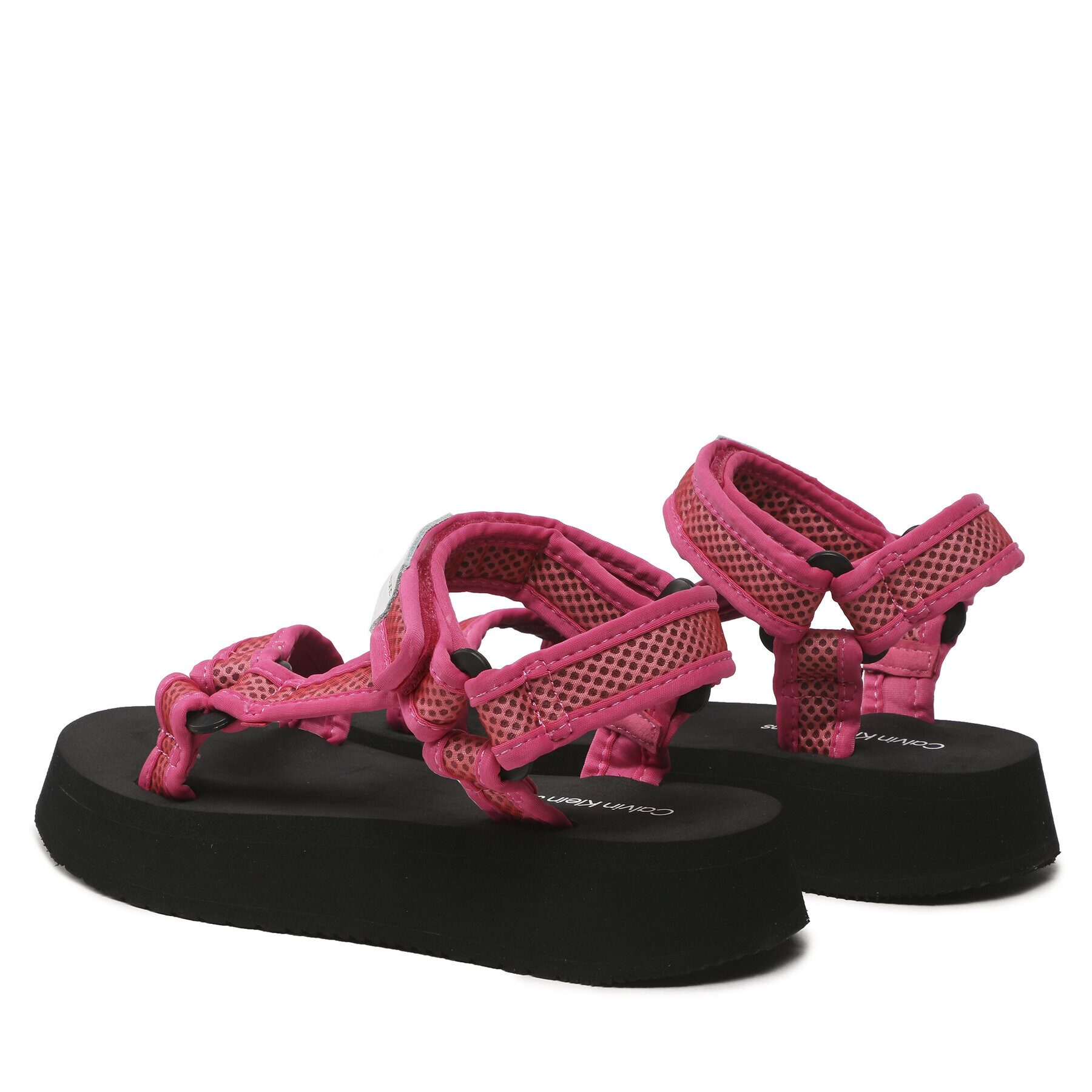 Calvin Klein Jeans Сандали Prefresato Sandal Webbing Mesh YW0YW00969 Розов - Pepit.bg