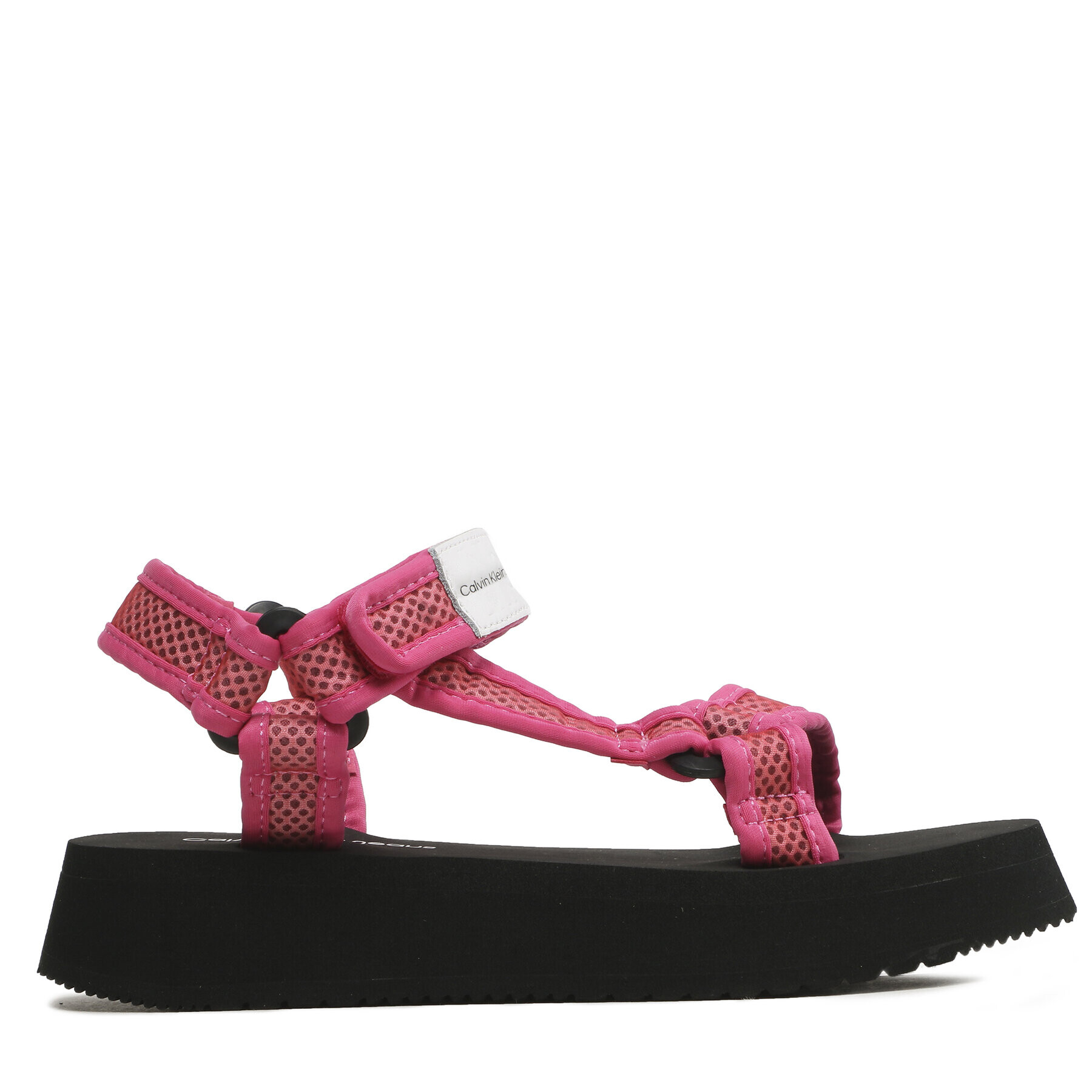 Calvin Klein Jeans Сандали Prefresato Sandal Webbing Mesh YW0YW00969 Розов - Pepit.bg