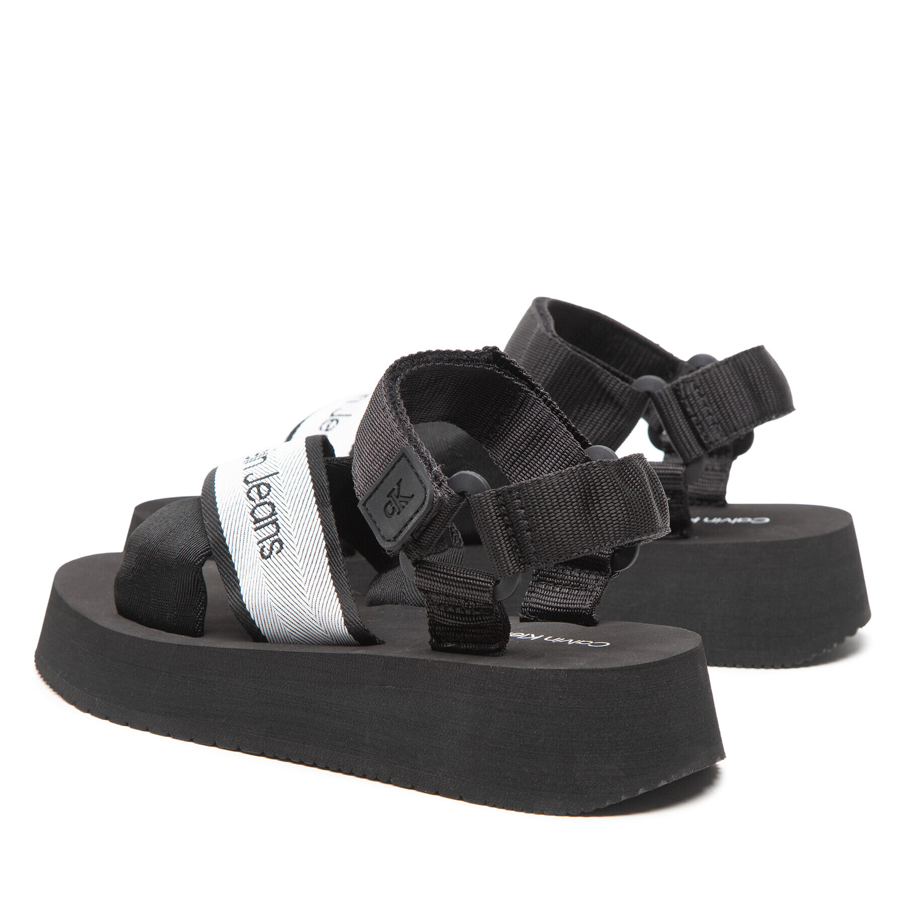 Calvin Klein Jeans Сандали Prefresato Sandal YW0YW00671 Черен - Pepit.bg