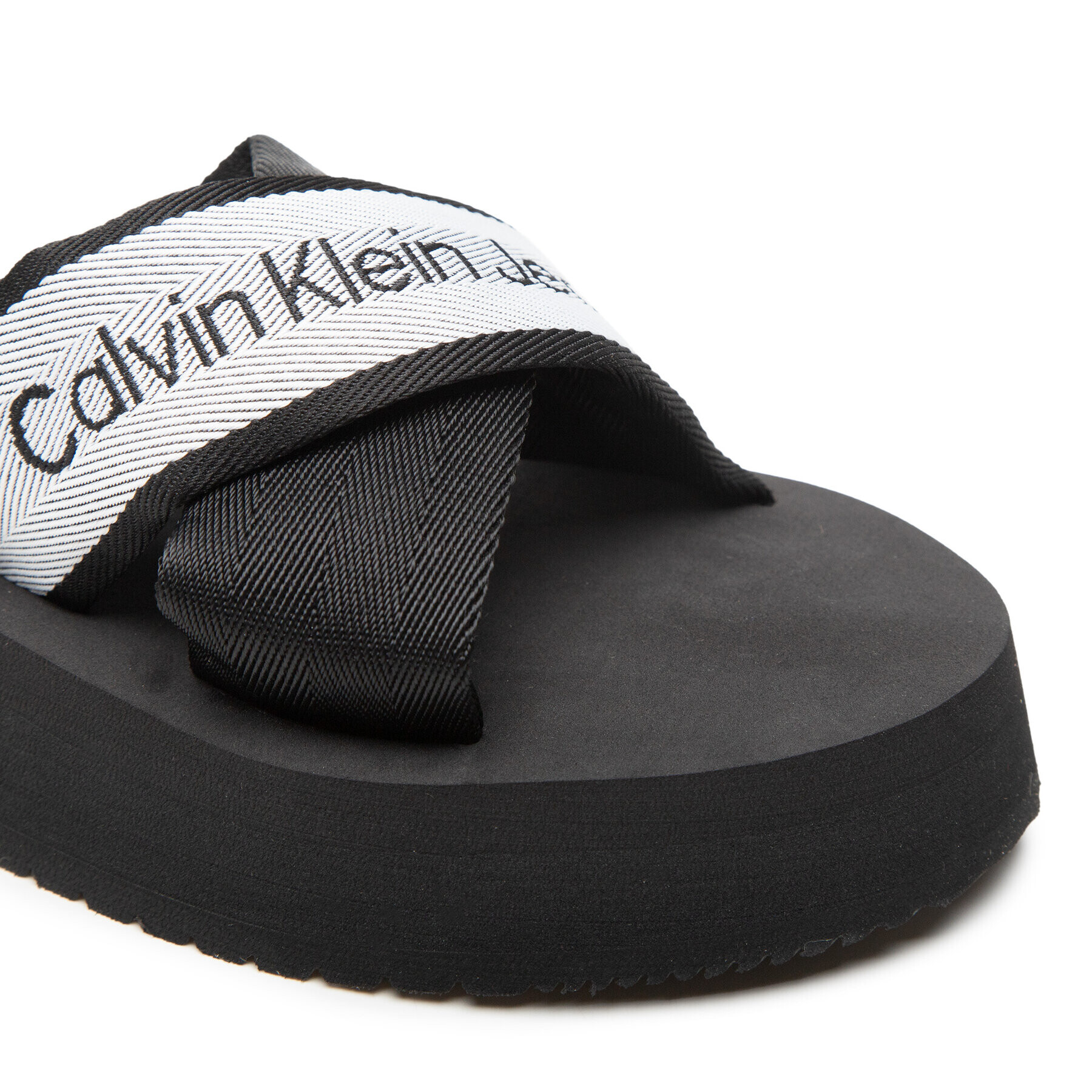 Calvin Klein Jeans Сандали Prefresato Sandal YW0YW00671 Черен - Pepit.bg