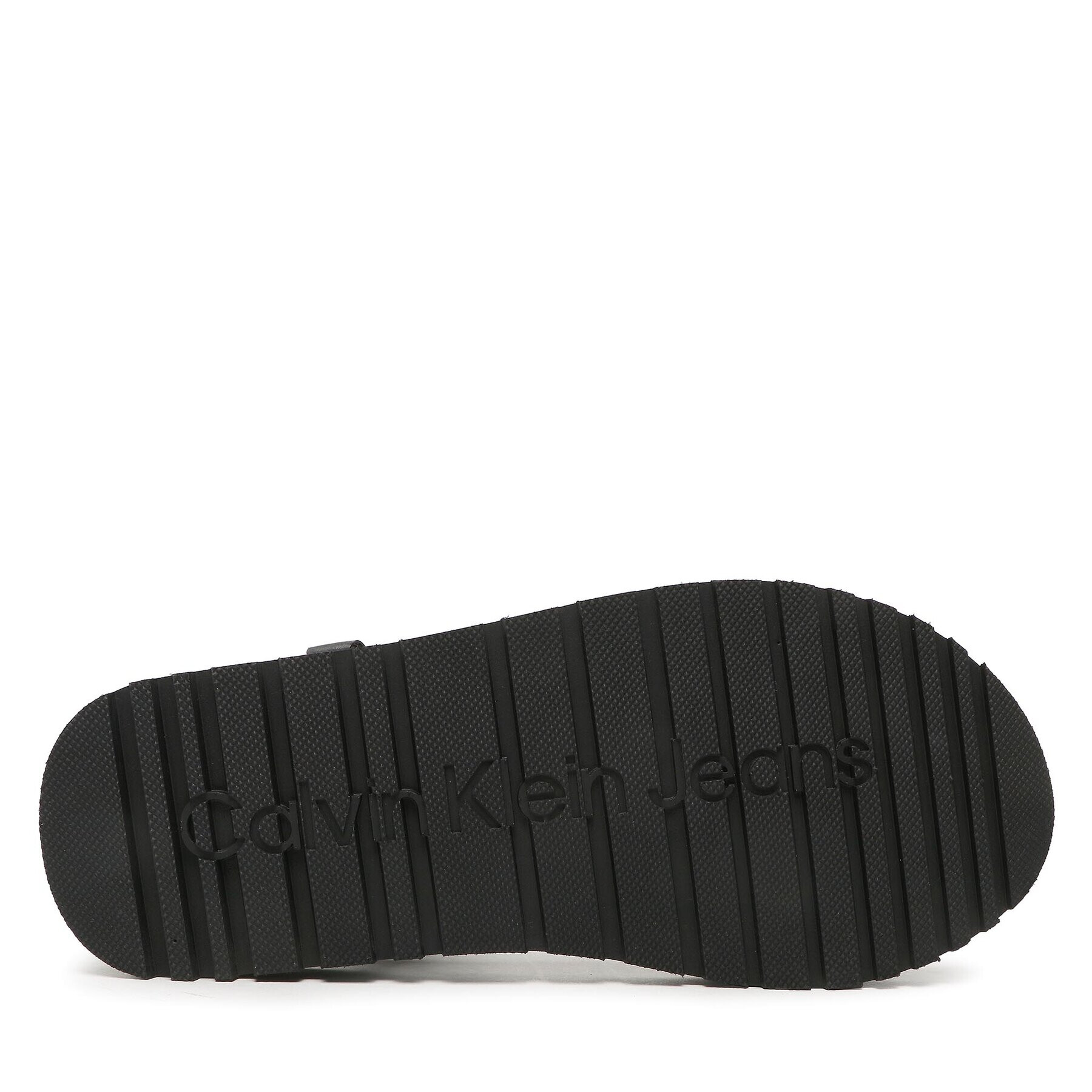 Calvin Klein Jeans Сандали Prefresato Webbing Strap Badge YM0YM00639 Черен - Pepit.bg