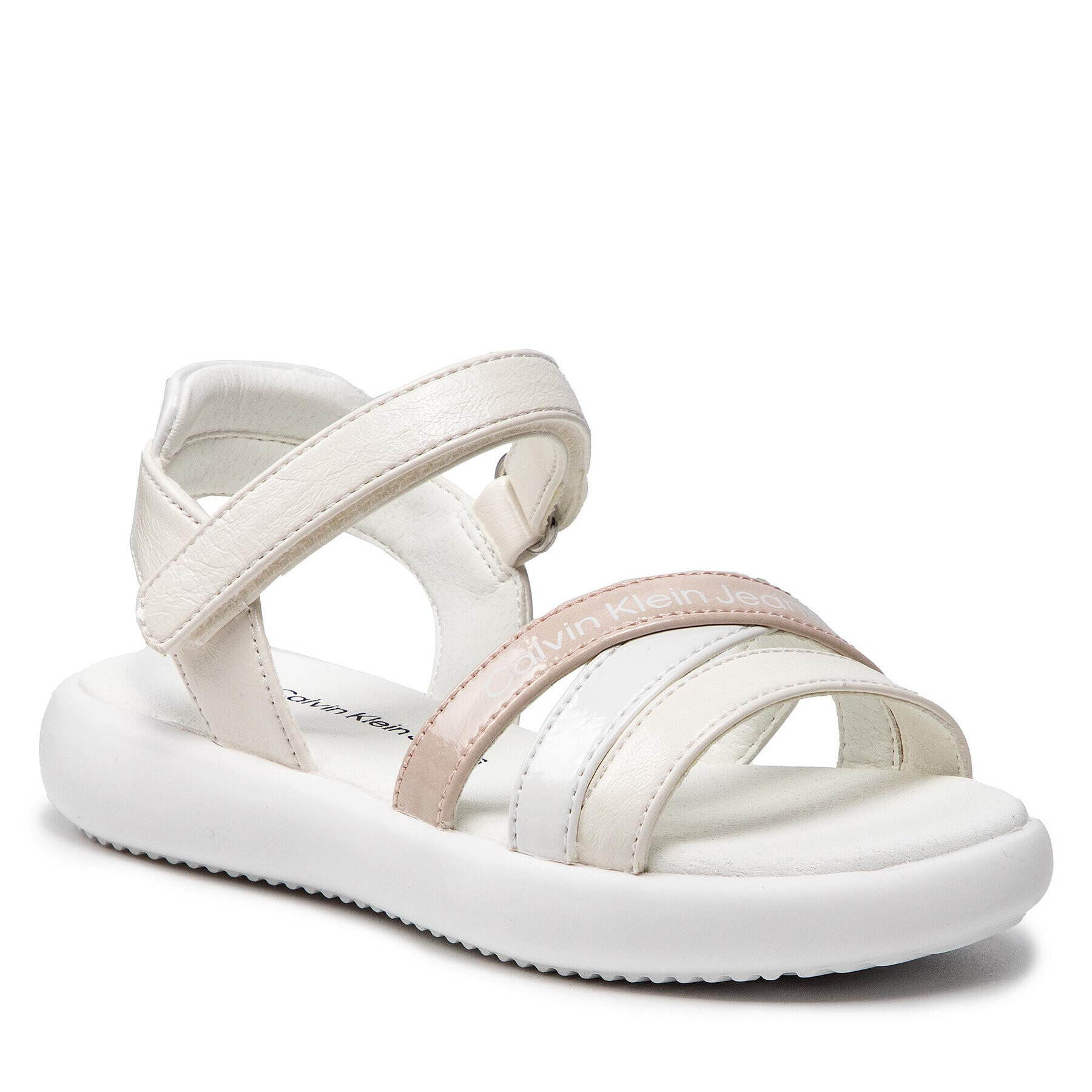 Calvin Klein Jeans Сандали Sandal V3A2-80205-0343 Бял - Pepit.bg