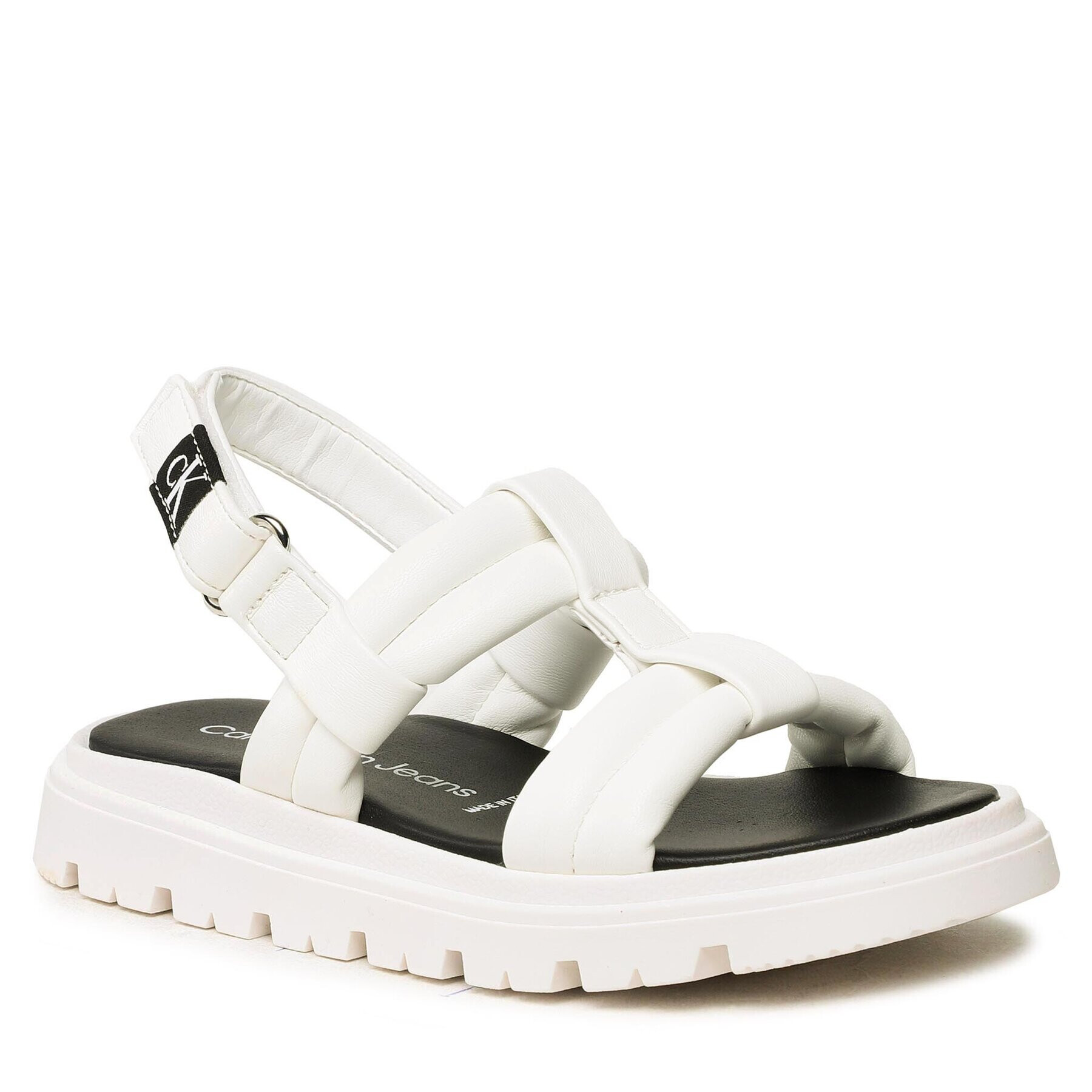 Calvin Klein Jeans Сандали Sandal V4A2-80514-1614 Бял - Pepit.bg