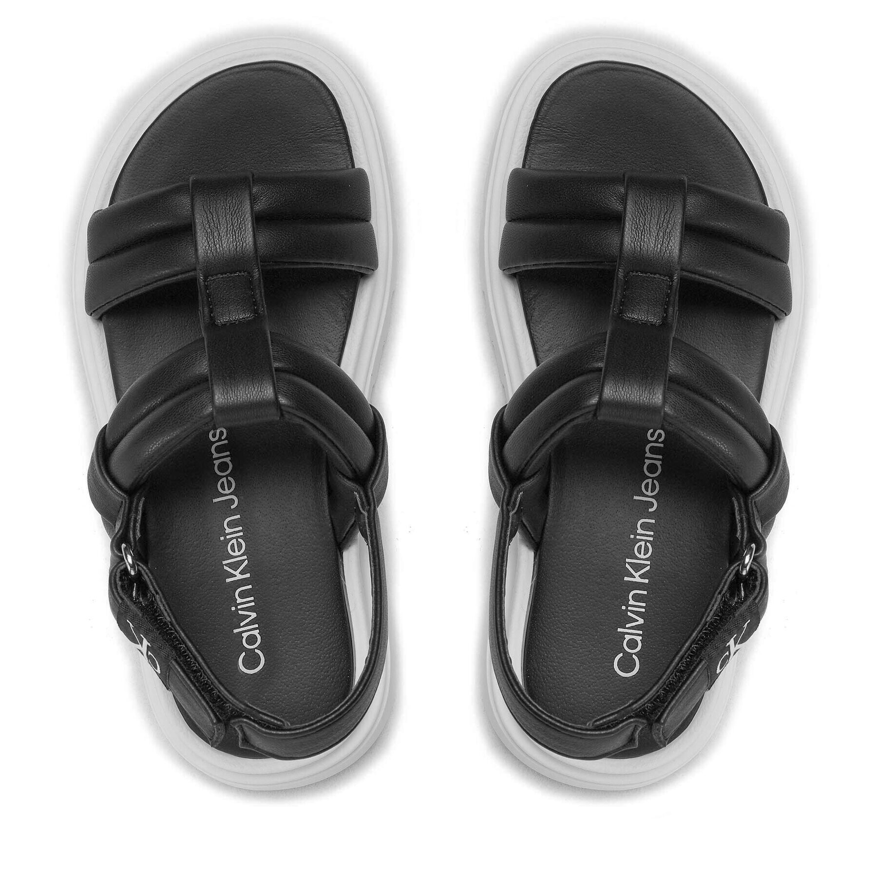 Calvin Klein Jeans Сандали Sandal V4A2-80514-1614 Черен - Pepit.bg