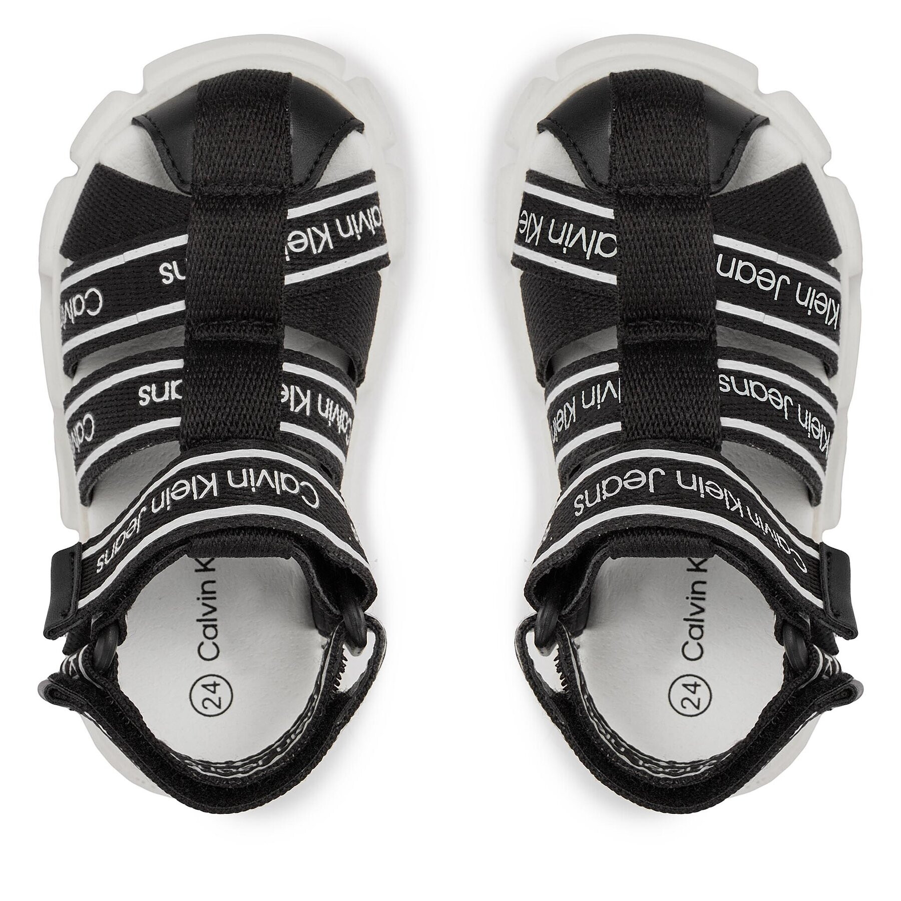 Calvin Klein Jeans Сандали V1B2-80608-0034 S Черен - Pepit.bg