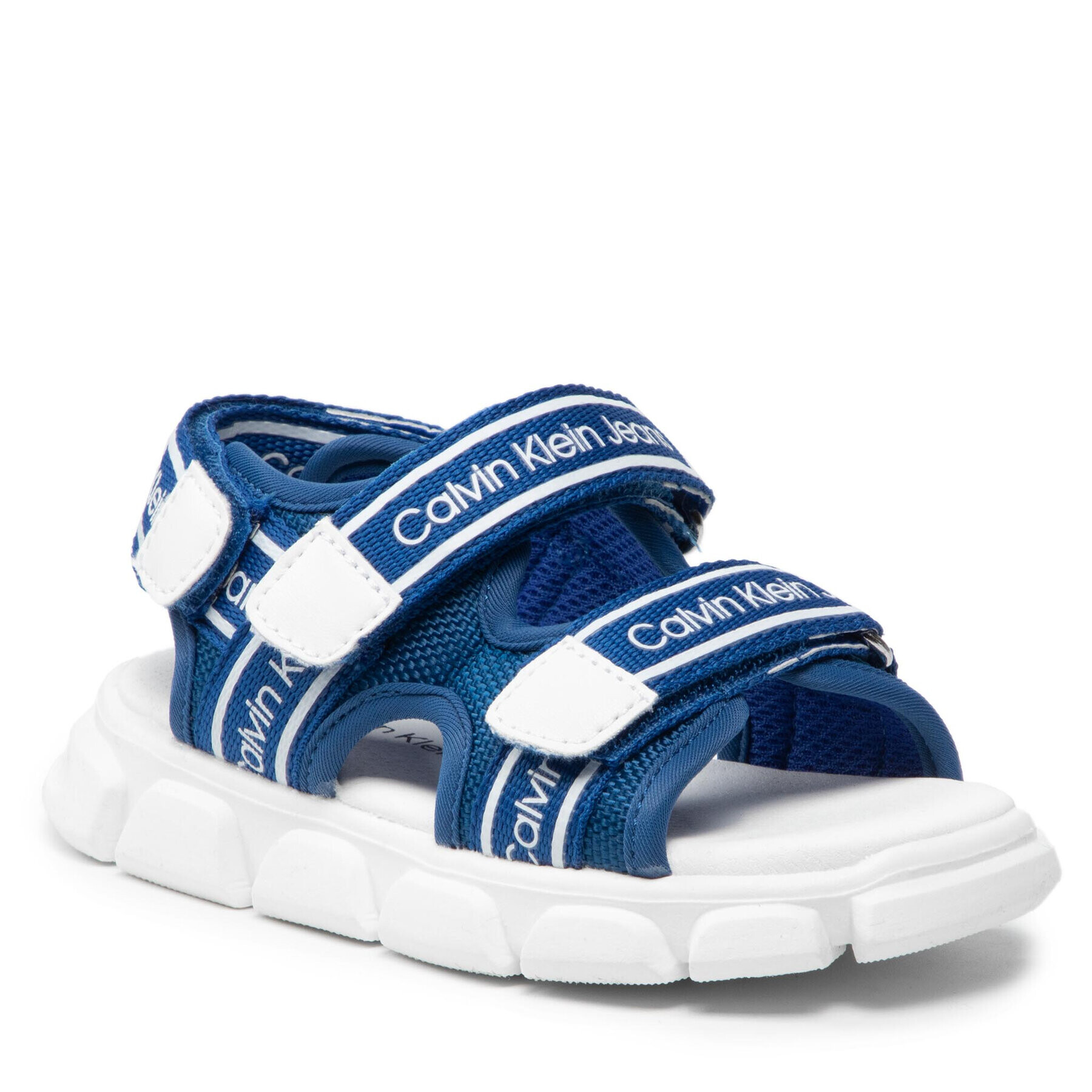 Calvin Klein Jeans Сандали Velcro Sandal V1B2-80146-0211 Син - Pepit.bg