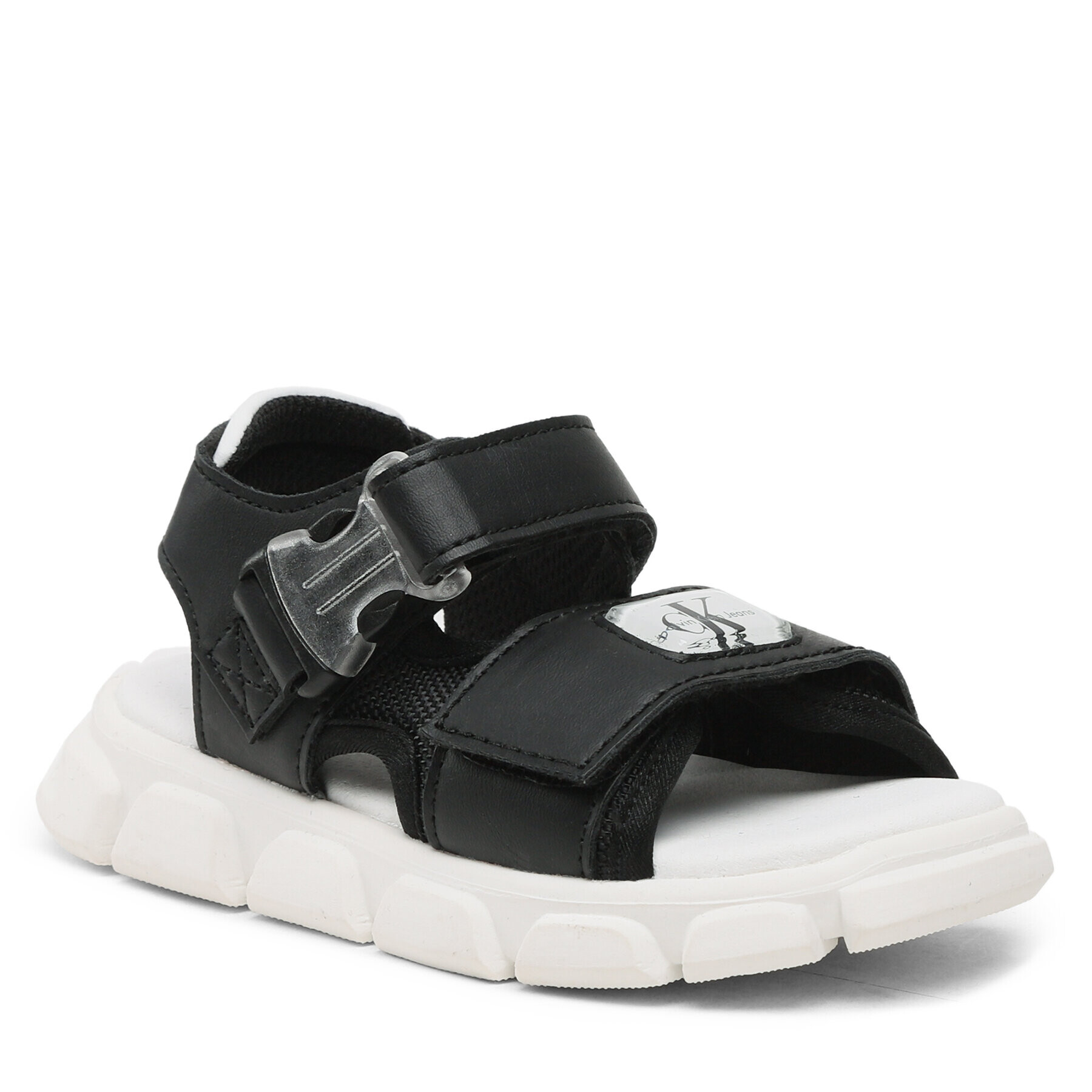 Calvin Klein Jeans Сандали Velcro Sandal V1B2-80609-0211 S Черен - Pepit.bg