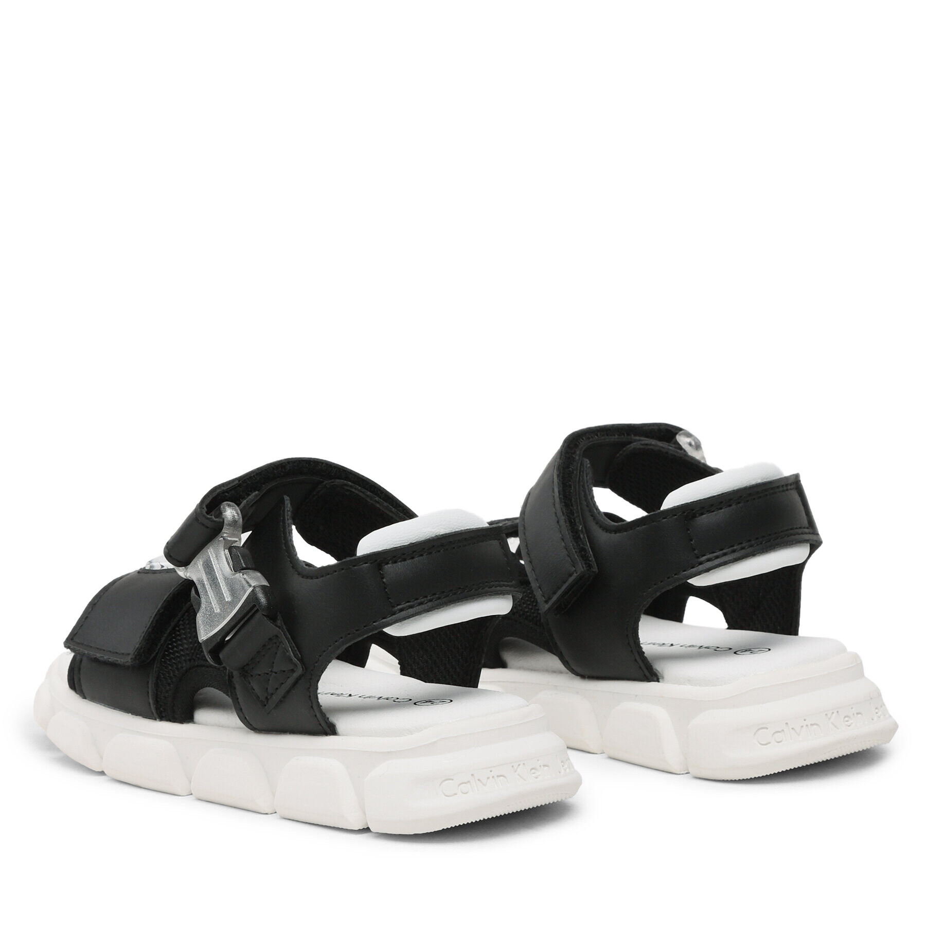 Calvin Klein Jeans Сандали Velcro Sandal V1B2-80609-0211 S Черен - Pepit.bg