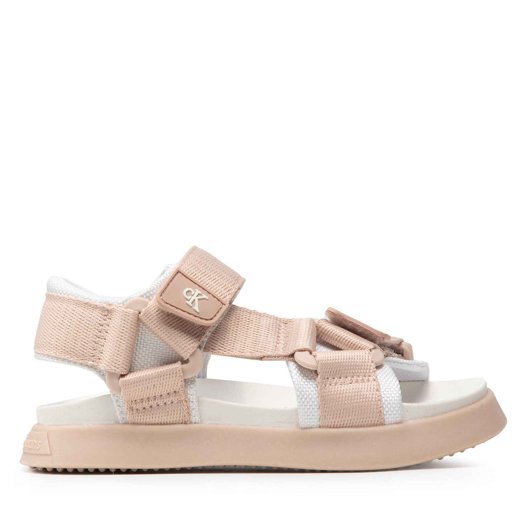 Calvin Klein Jeans Сандали Velcro Sandal V3A2-80210-0034 Бежов - Pepit.bg