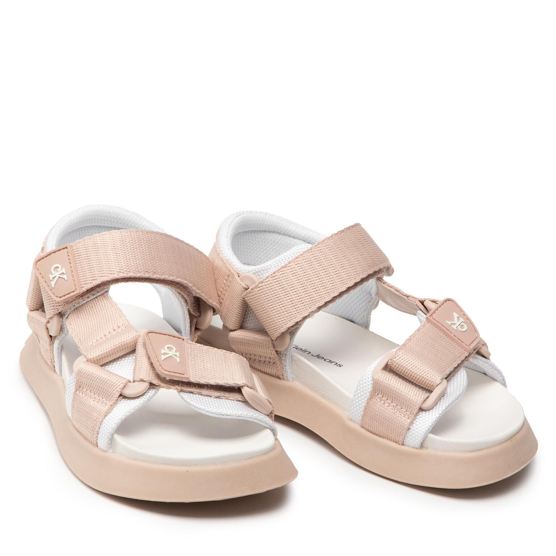 Calvin Klein Jeans Сандали Velcro Sandal V3A2-80210-0034 Бежов - Pepit.bg