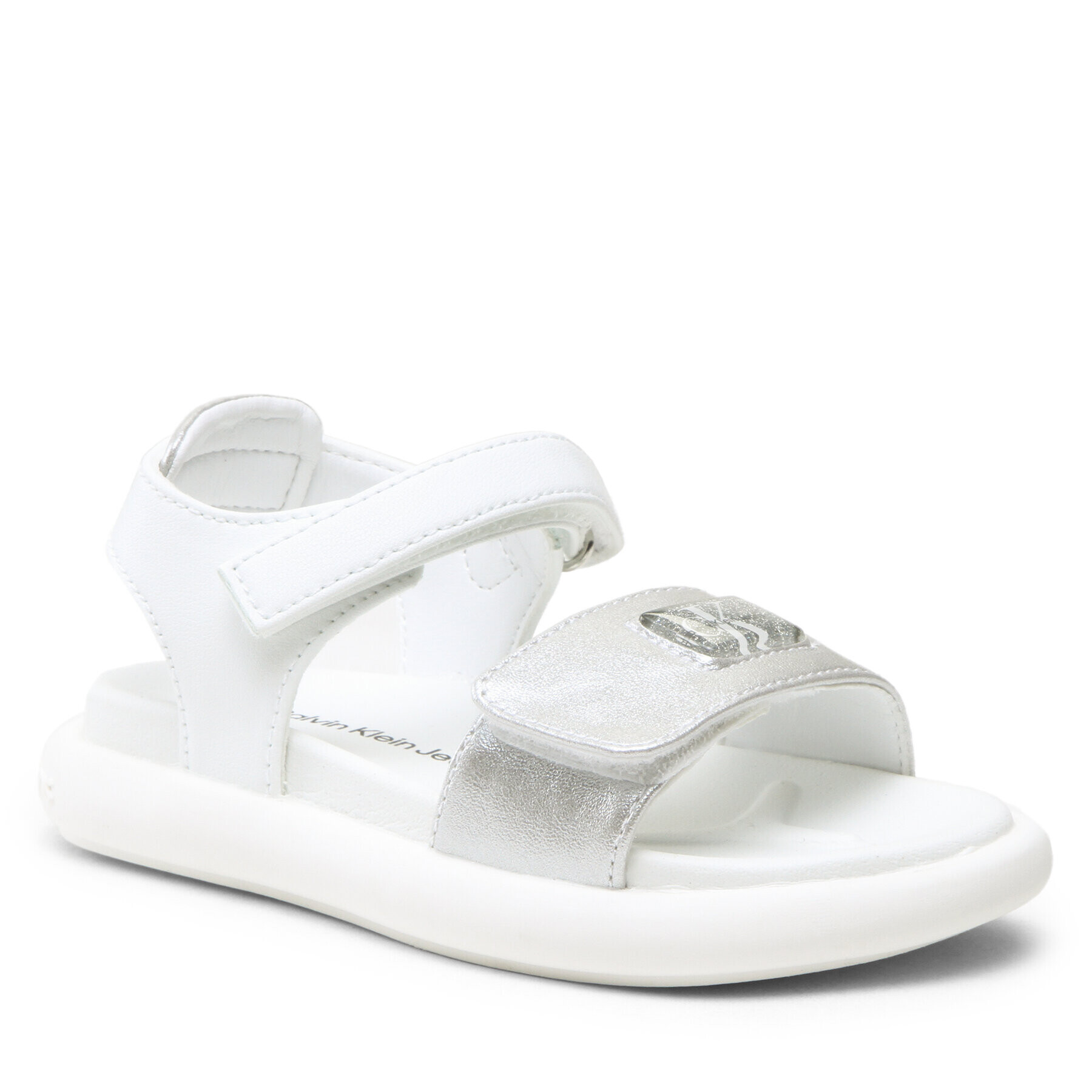 Calvin Klein Jeans Сандали Velcro Sandal V3A2-80496-1598 S Сребрист - Pepit.bg