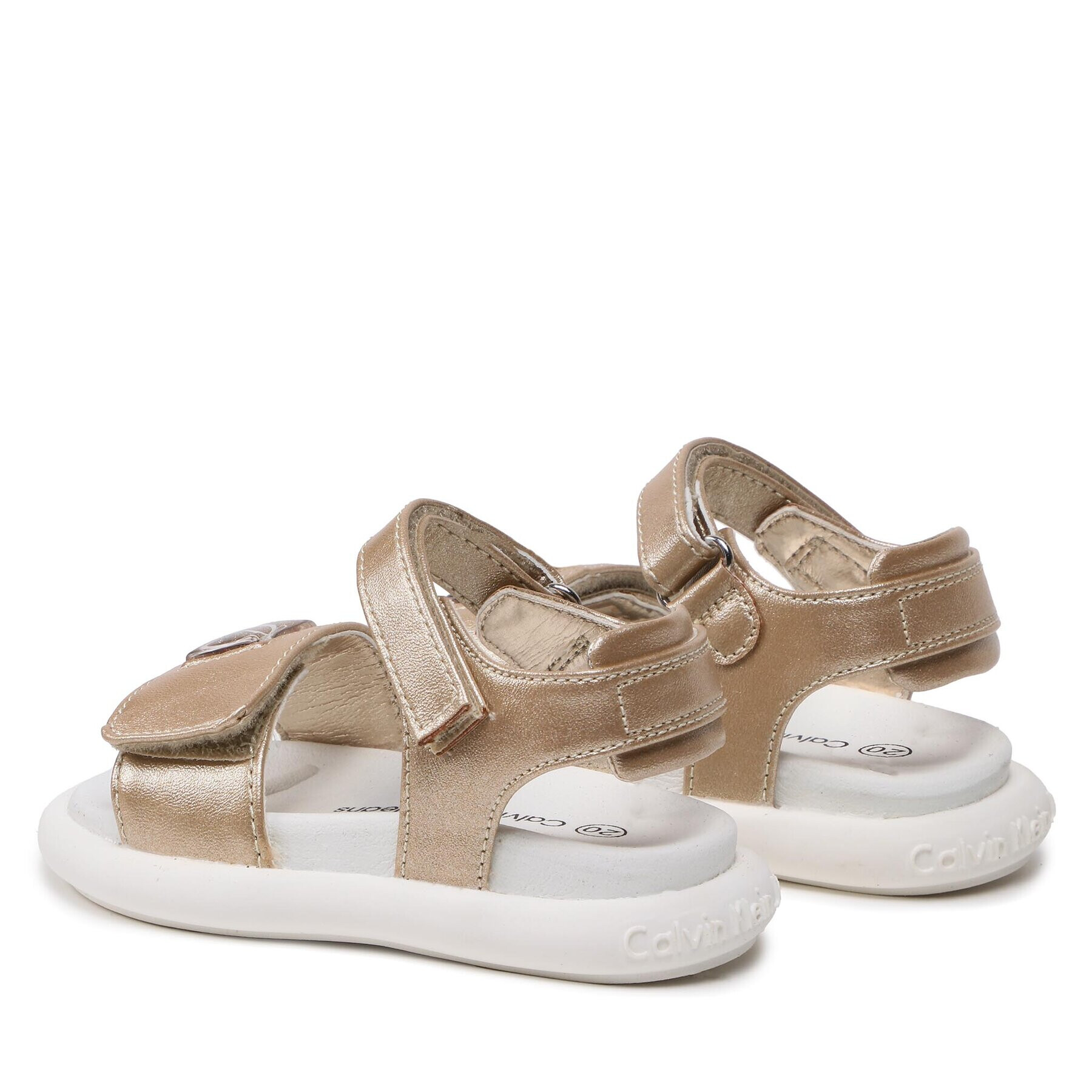 Calvin Klein Jeans Сандали Velcro Sandal V3A2-80497-1599 M Златист - Pepit.bg