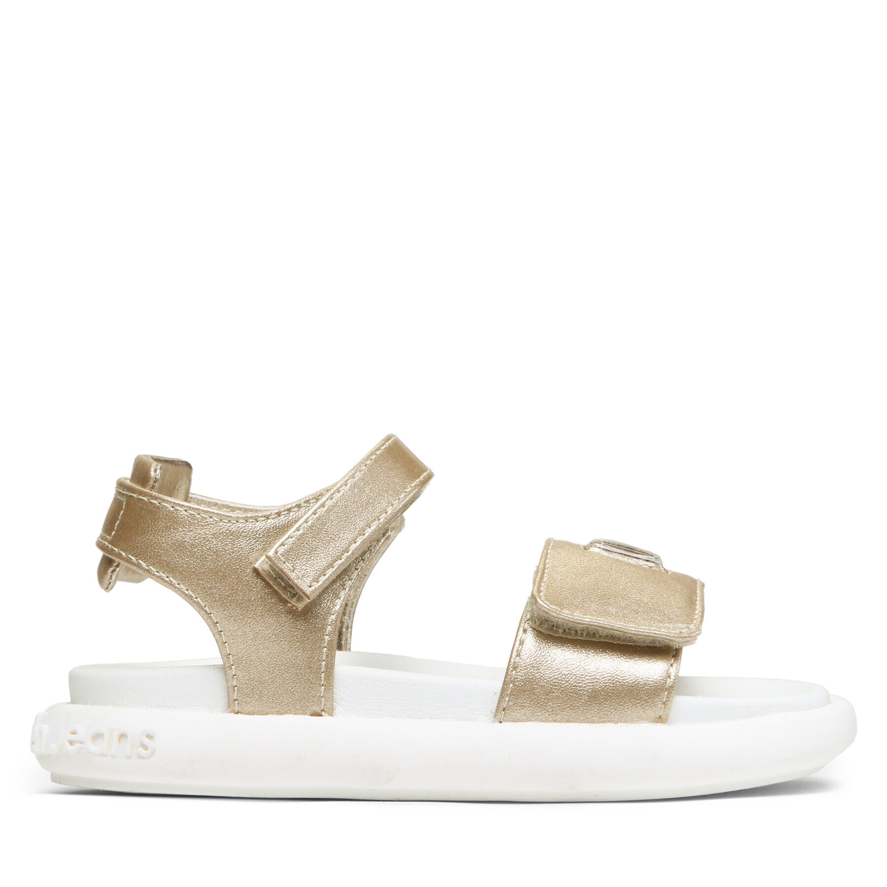 Calvin Klein Jeans Сандали Velcro Sandal V3A2-80497-1599 S Златист - Pepit.bg