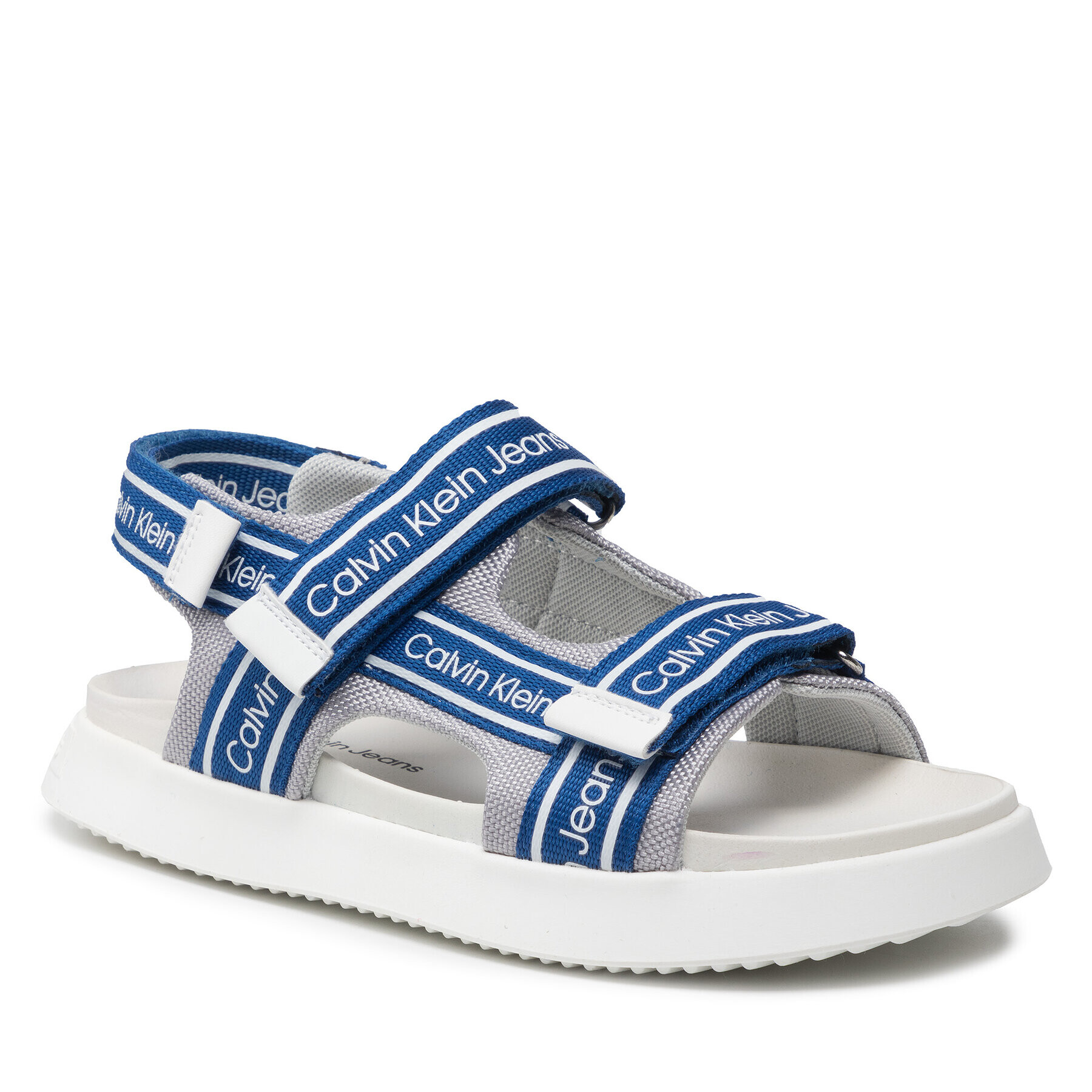 Calvin Klein Jeans Сандали Velcro Sandal V3B2-80149-0211 S Син - Pepit.bg