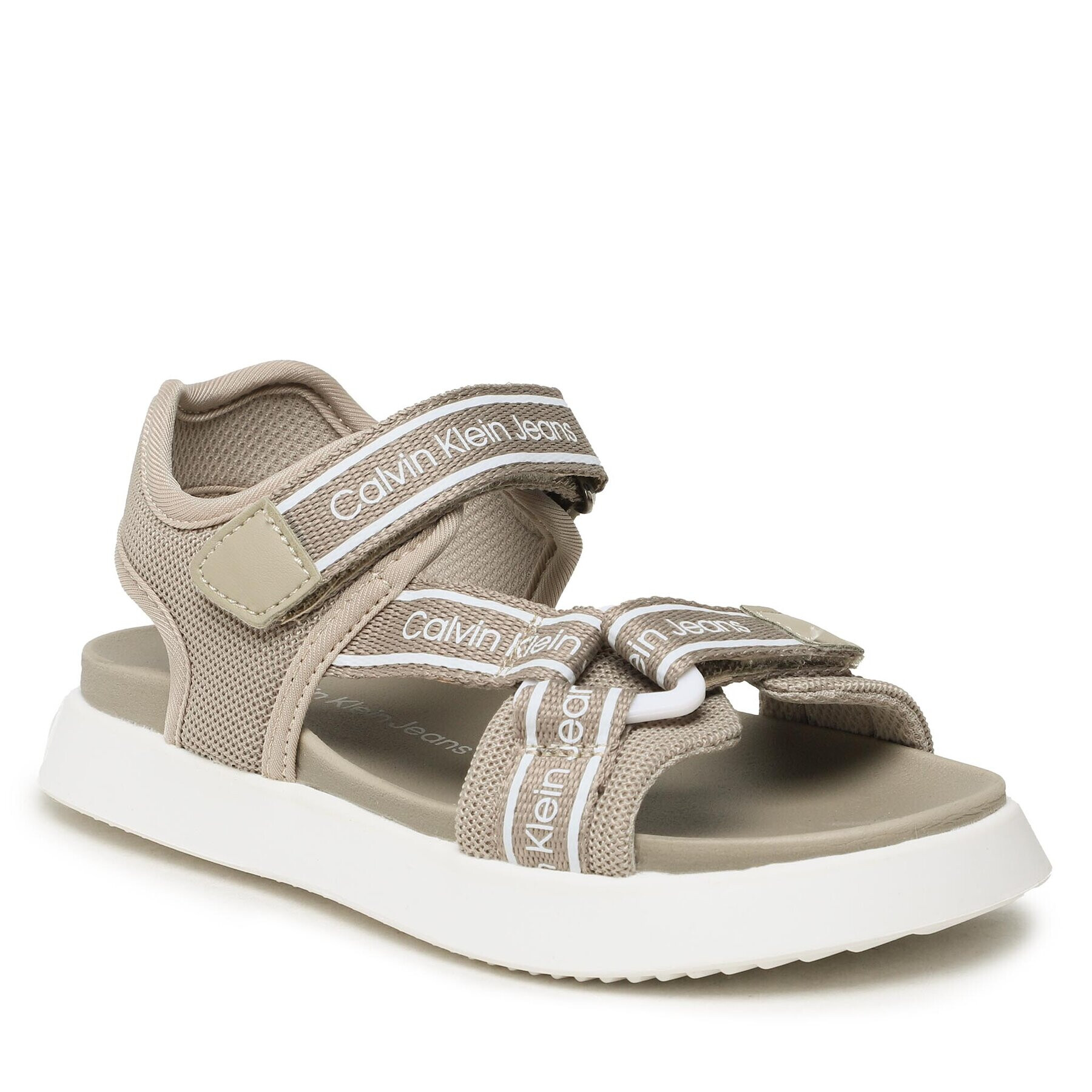 Calvin Klein Jeans Сандали Velcro Sandal V3B2-80619-0034 M Бежов - Pepit.bg