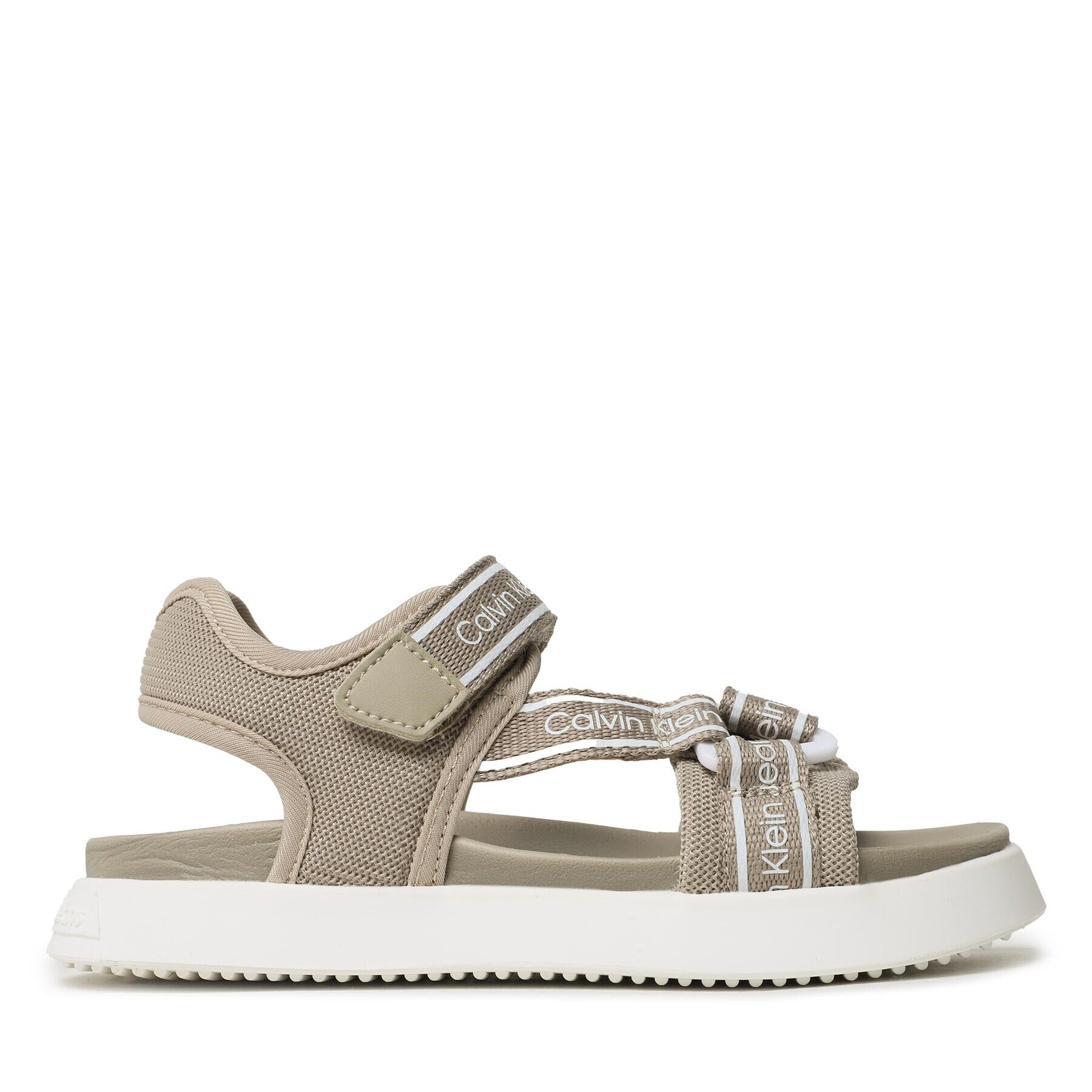 Calvin Klein Jeans Сандали Velcro Sandal V3B2-80619-0034 M Бежов - Pepit.bg