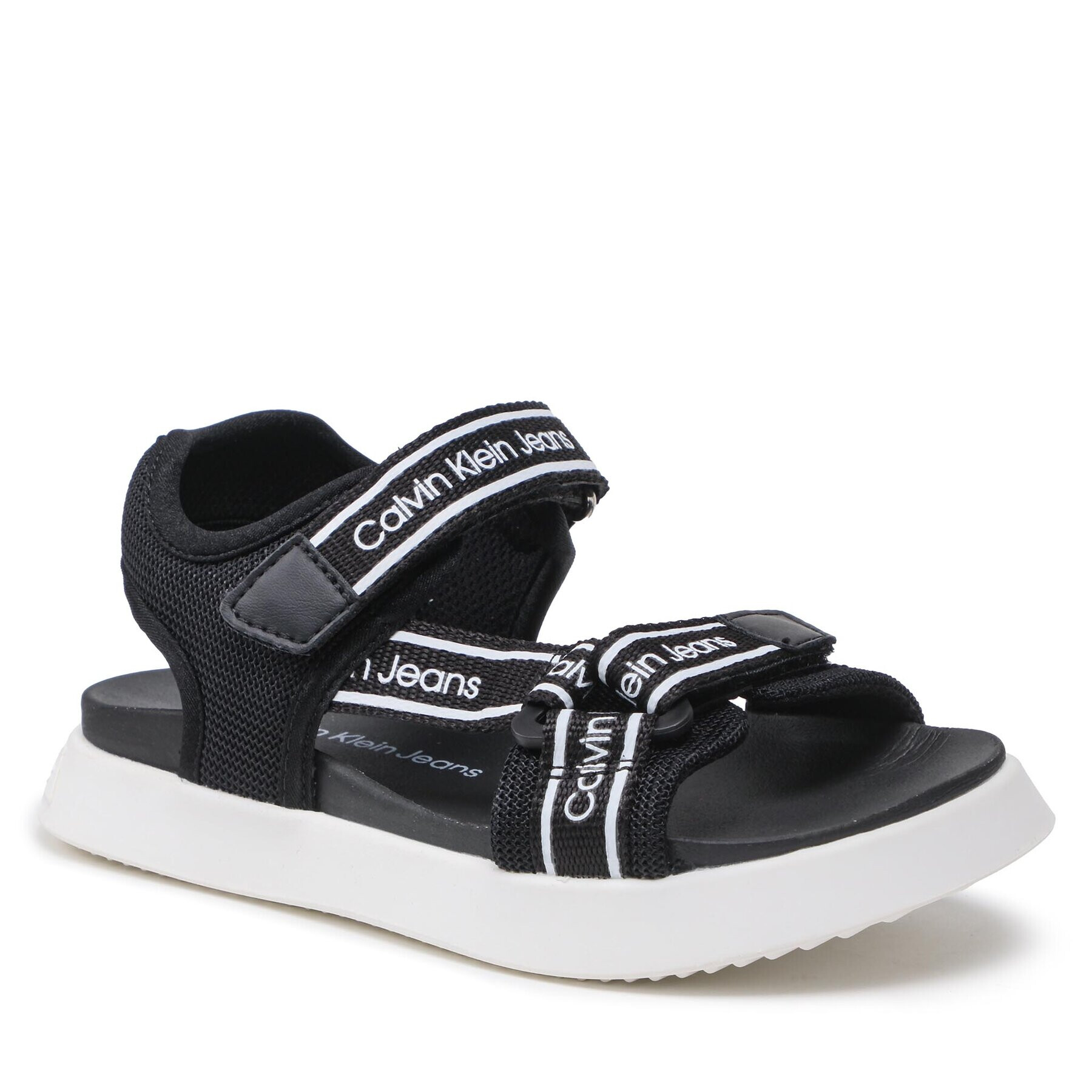 Calvin Klein Jeans Сандали Velcro Sandal V3B2-80619-0034 M Черен - Pepit.bg