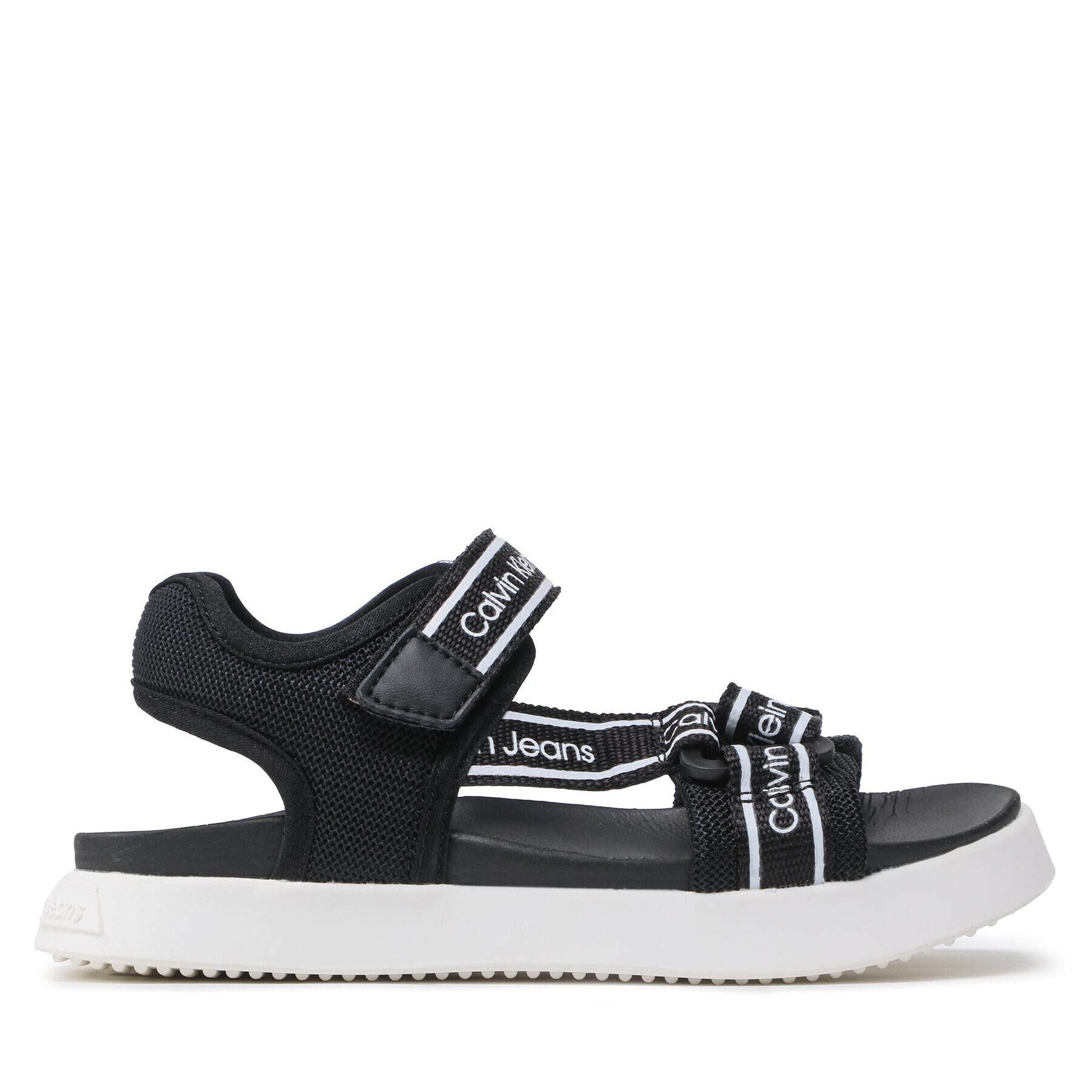 Calvin Klein Jeans Сандали Velcro Sandal V3B2-80619-0034 M Черен - Pepit.bg