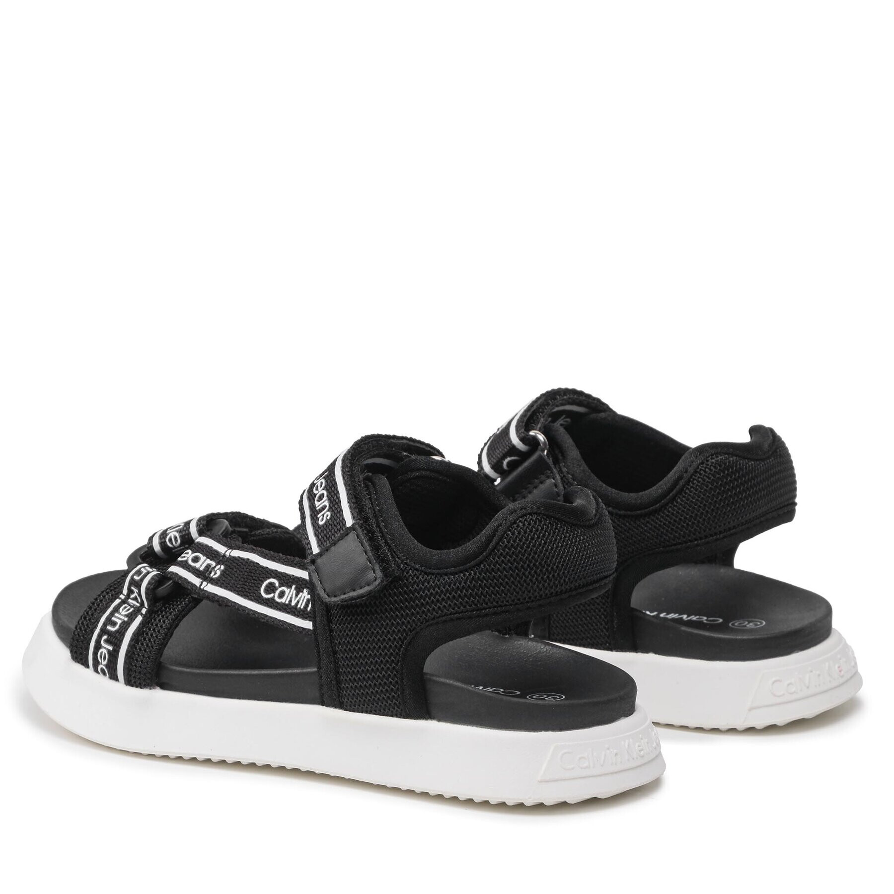 Calvin Klein Jeans Сандали Velcro Sandal V3B2-80619-0034 M Черен - Pepit.bg