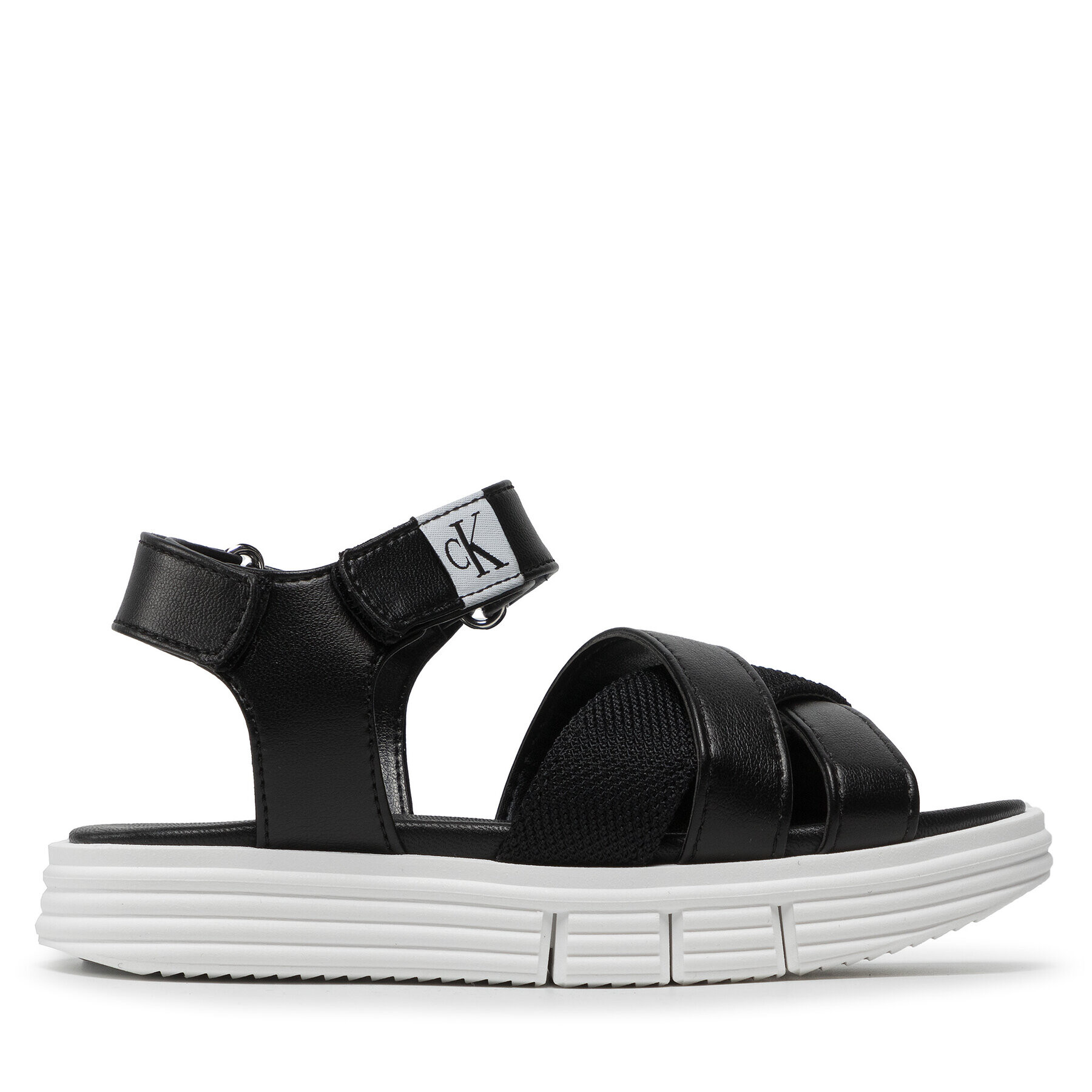 Calvin Klein Jeans Сандали Velcro Sandal V4A2-80211-1419 Черен - Pepit.bg