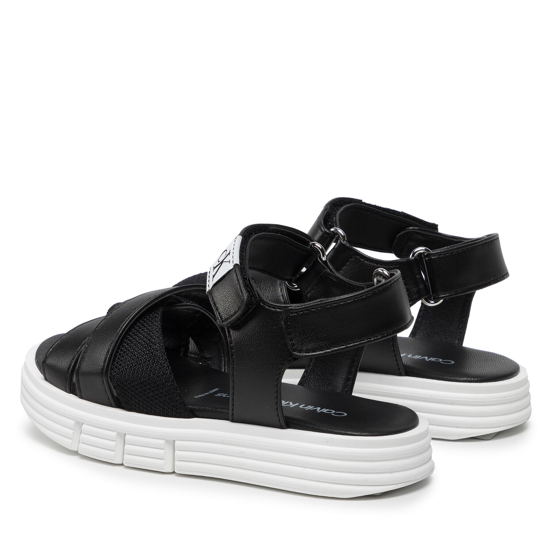 Calvin Klein Jeans Сандали Velcro Sandal V4A2-80211-1419 Черен - Pepit.bg