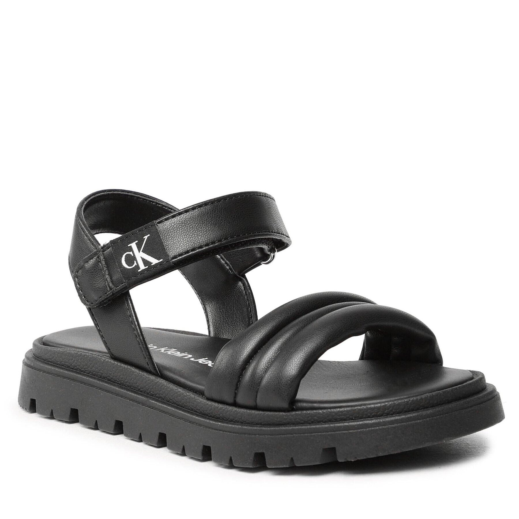 Calvin Klein Jeans Сандали Velcro Sandal V4A2-80512-1614 Черен - Pepit.bg