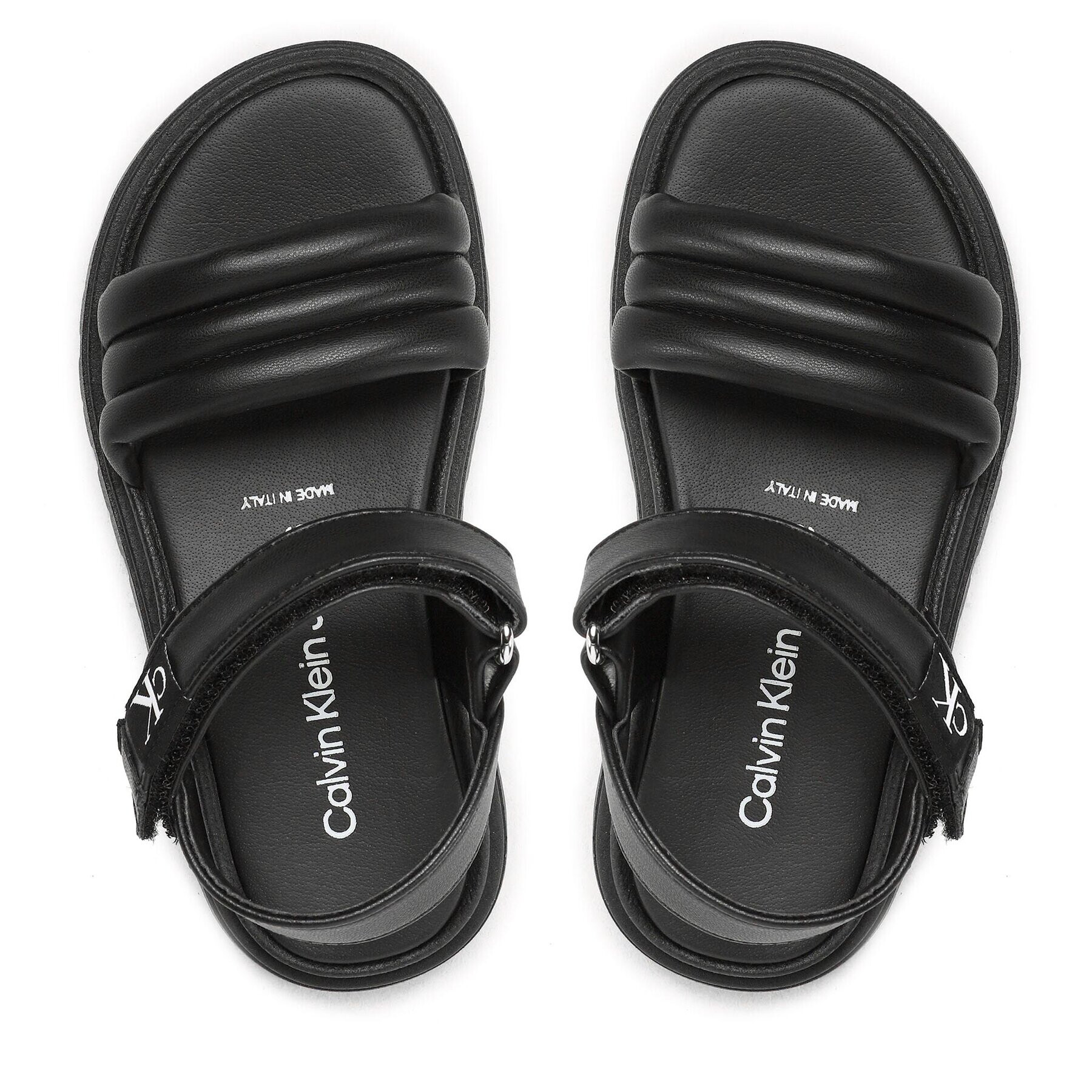 Calvin Klein Jeans Сандали Velcro Sandal V4A2-80512-1614 Черен - Pepit.bg