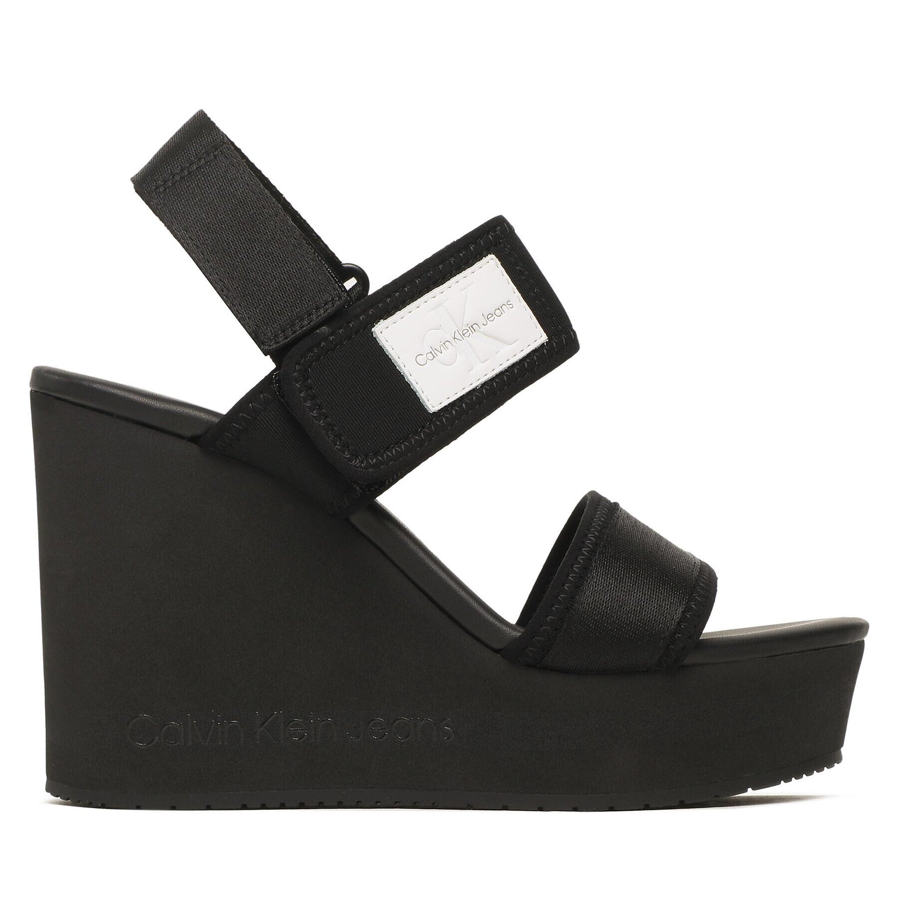 Calvin Klein Jeans Сандали Wedge Sandal Badge YW0YW01028 Черен - Pepit.bg