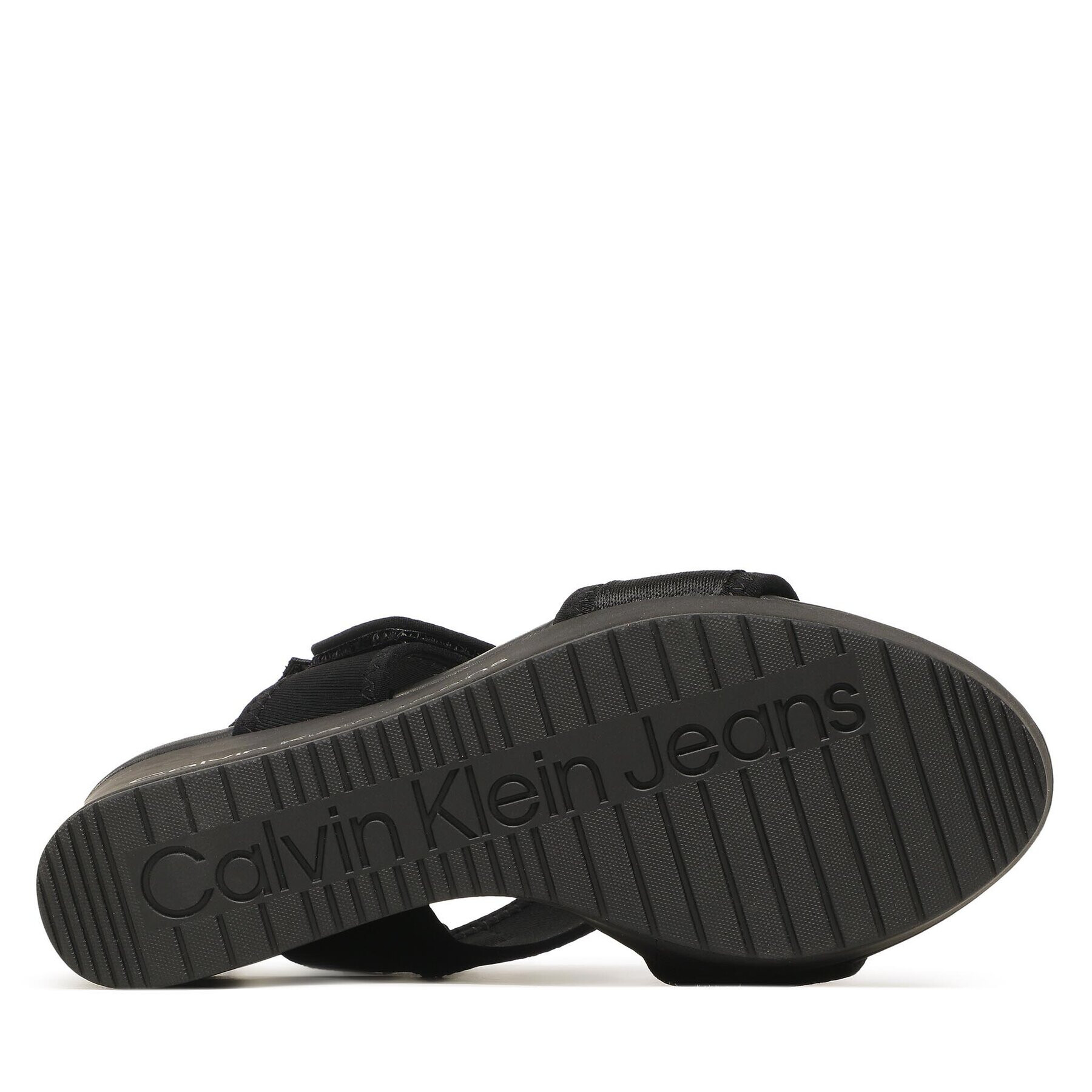 Calvin Klein Jeans Сандали Wedge Sandal Badge YW0YW01028 Черен - Pepit.bg