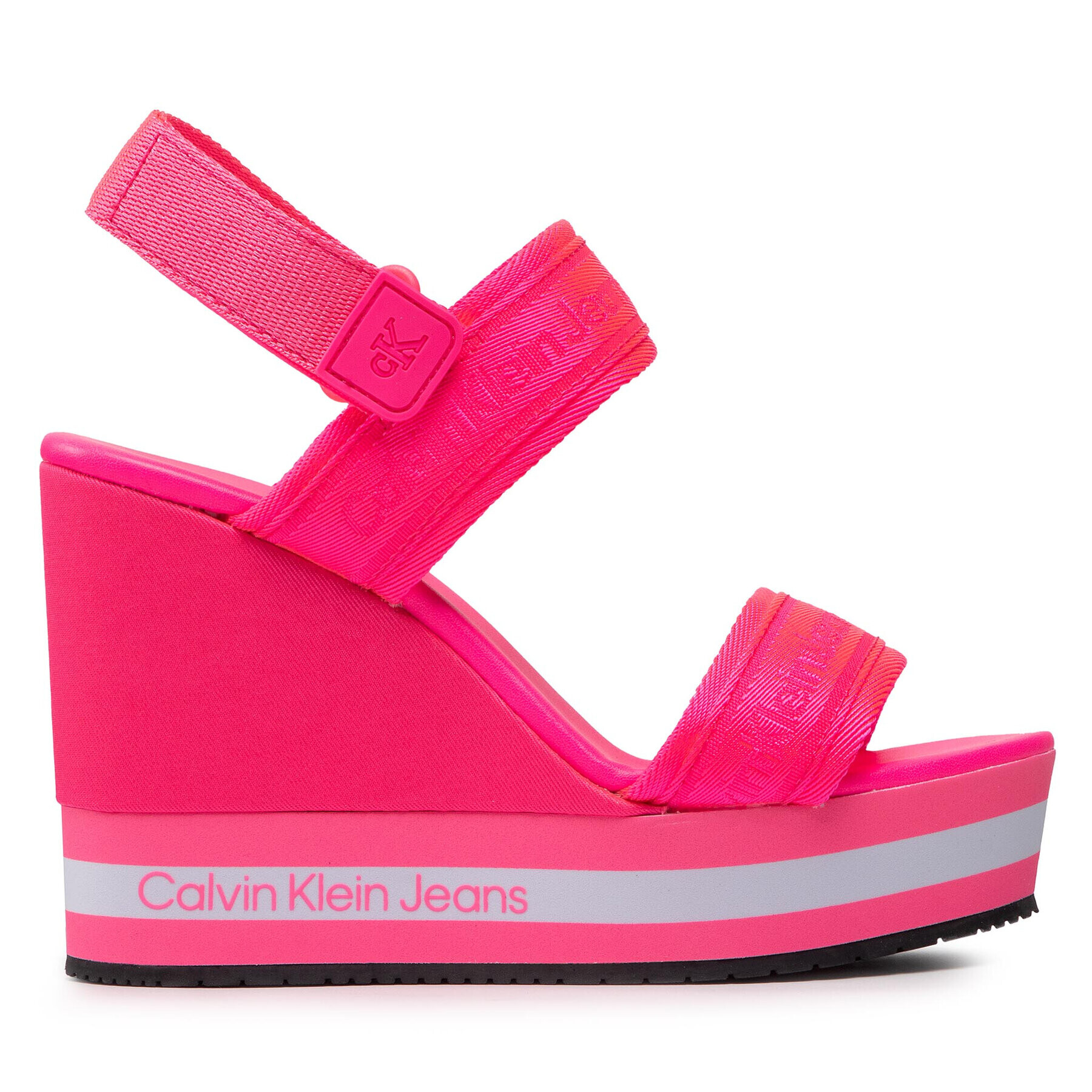 Calvin Klein Jeans Сандали Wedge Sandal Sling Pes YW0YW00572 Розов - Pepit.bg