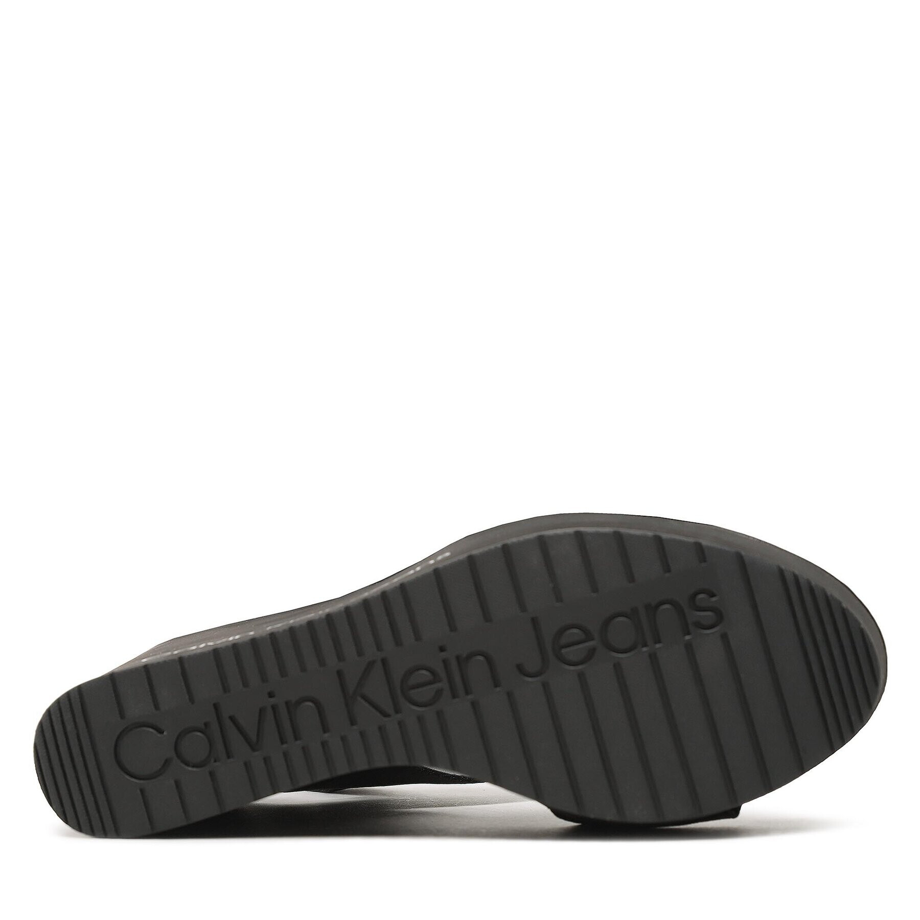 Calvin Klein Jeans Сандали Wedge Sandal Webbing YW0YW00959 Черен - Pepit.bg