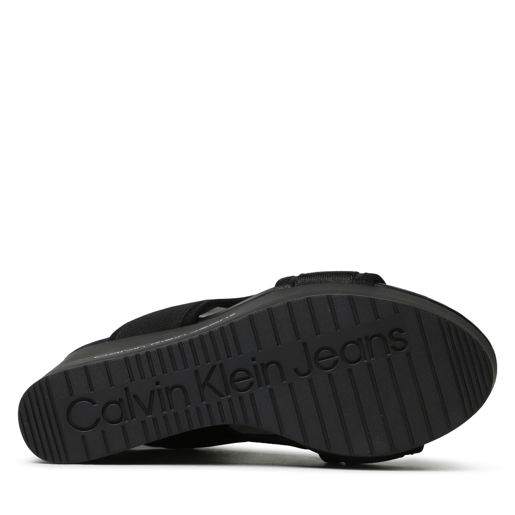 Calvin Klein Jeans Сандали Wedge Sandal Webbing YW0YW01073 Черен - Pepit.bg