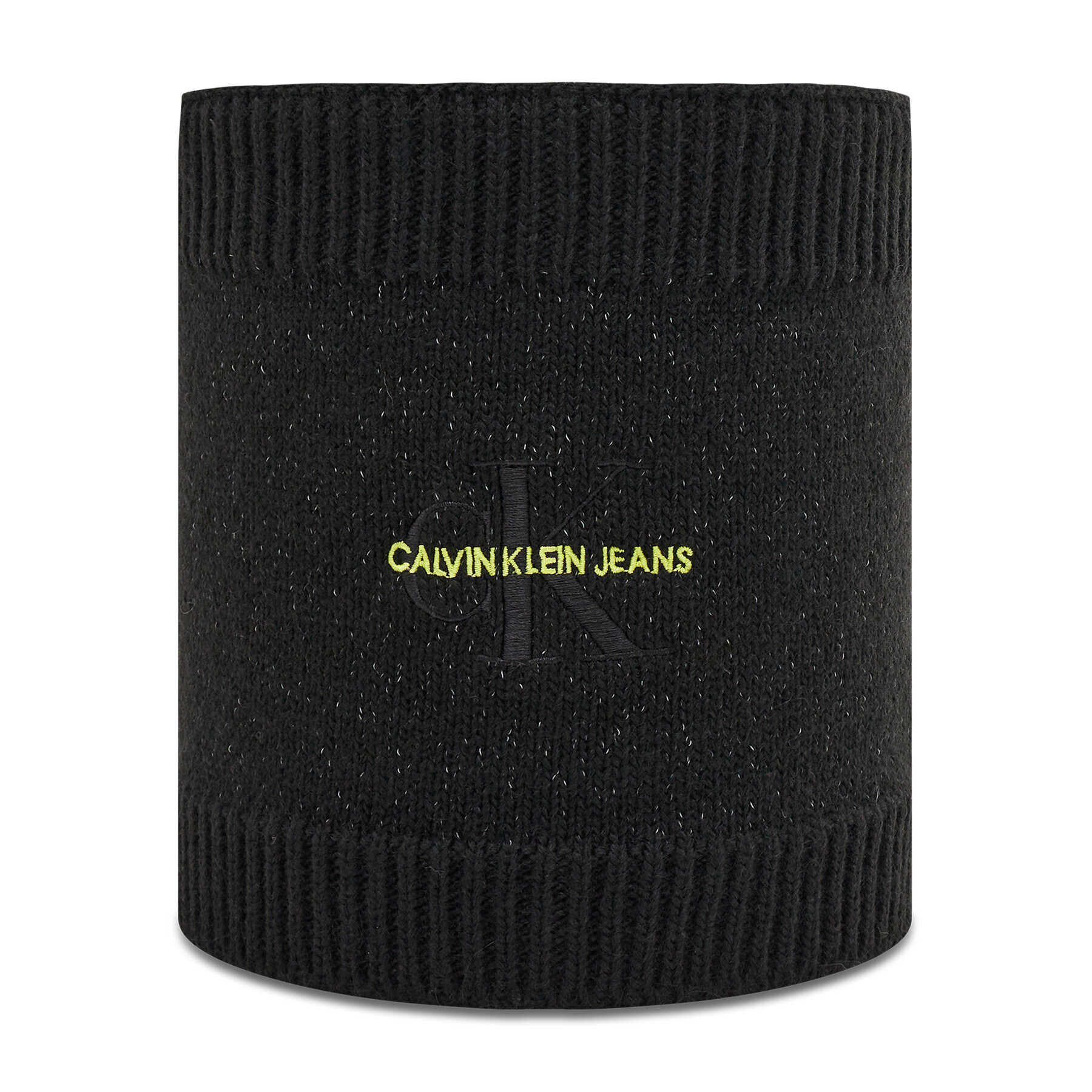 Calvin Klein Jeans Шал - комин Knitted Reflective Snood K50K507192 Черен - Pepit.bg