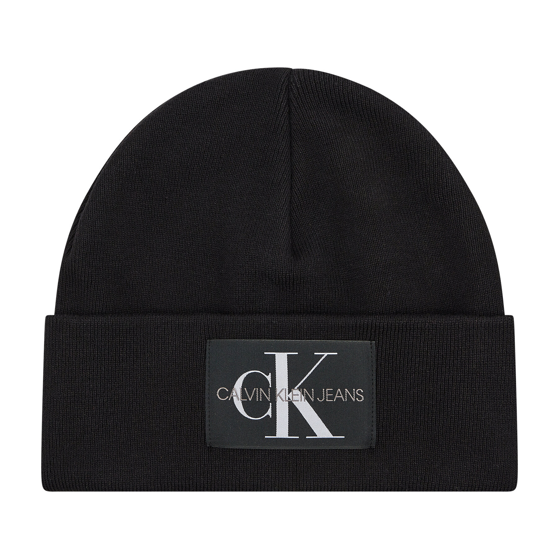 Calvin Klein Jeans Шапка Beanie Monogram K50K507052 Черен - Pepit.bg