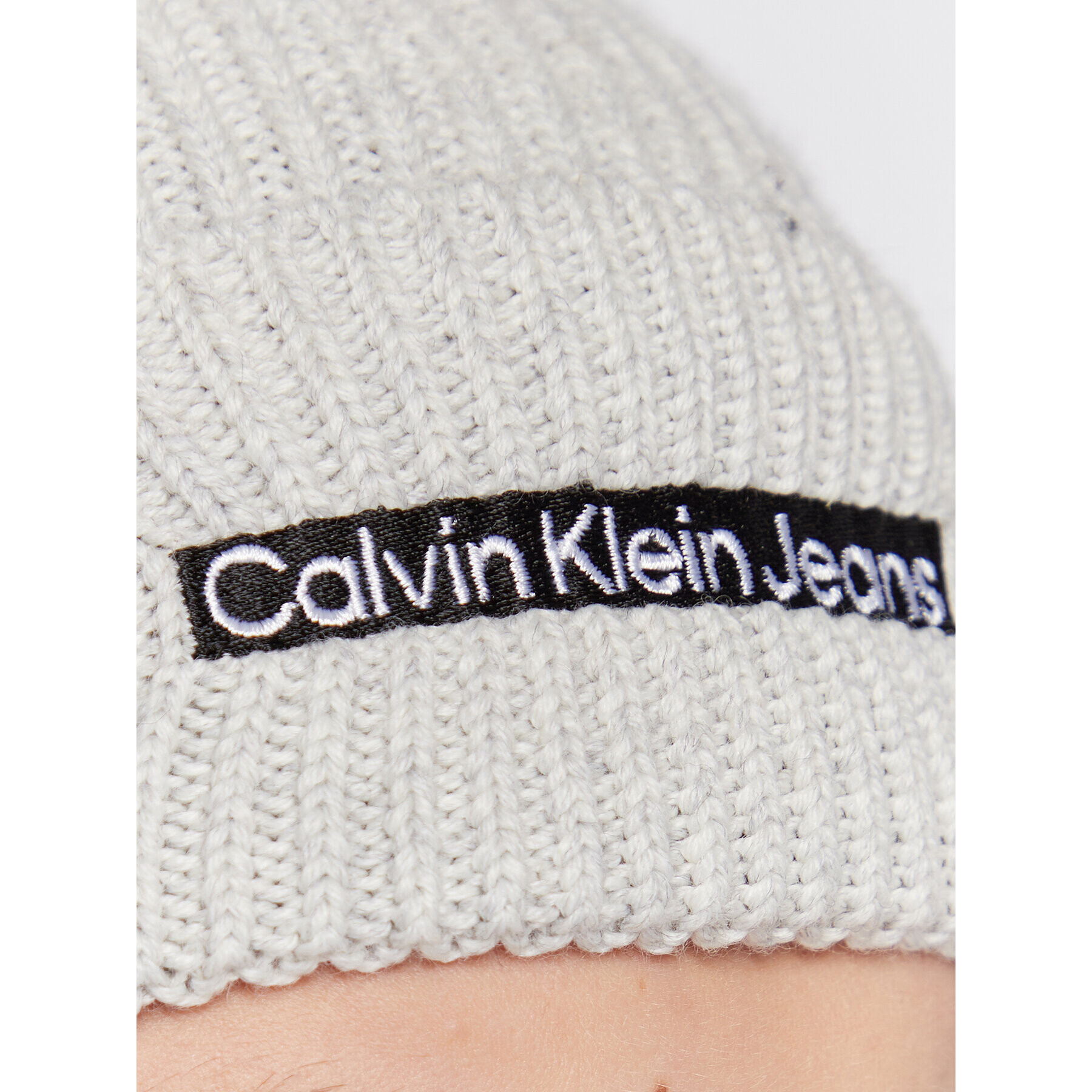 Calvin Klein Jeans Шапка Institutional K50K509895 Сив - Pepit.bg