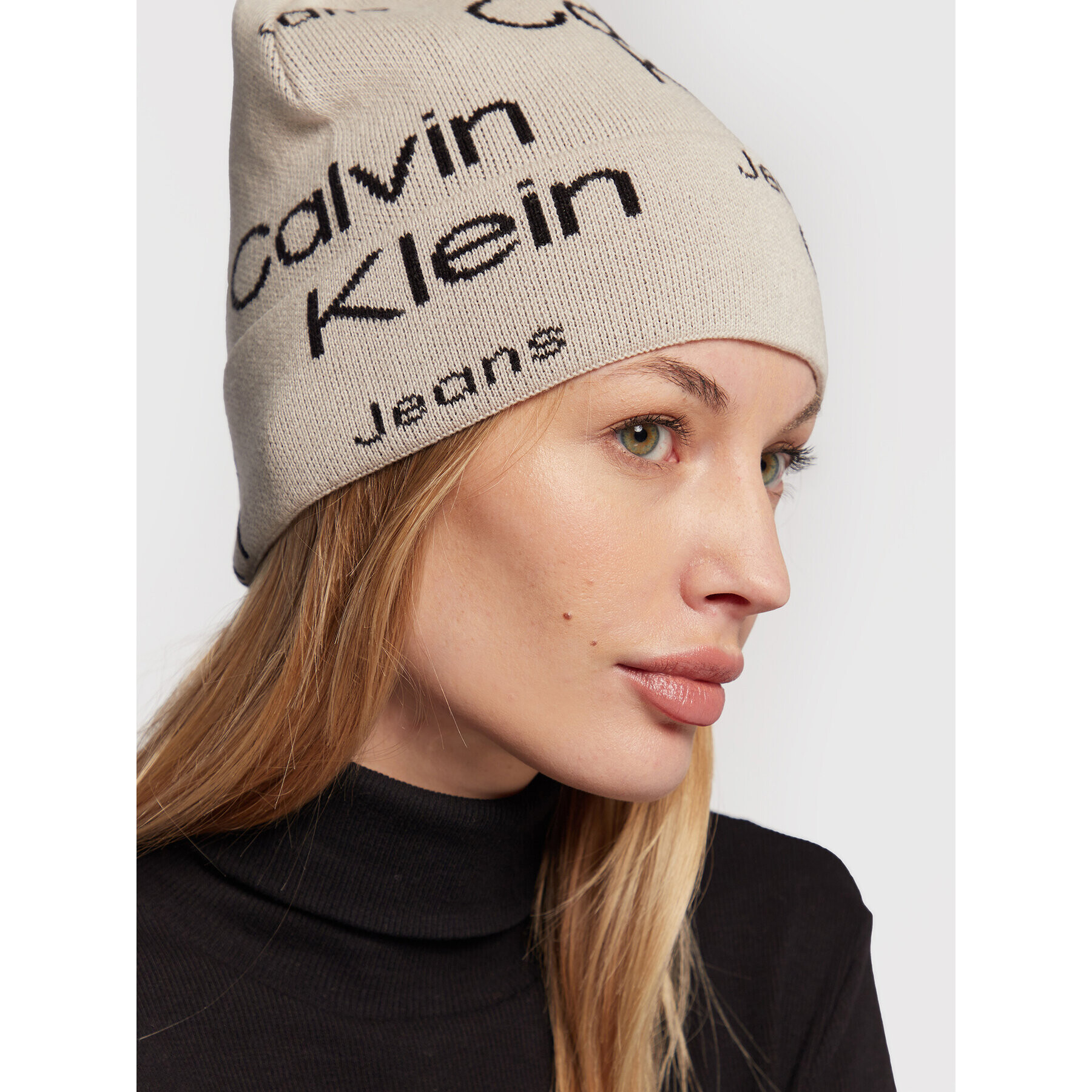 Calvin Klein Jeans Шапка K60K610123 Бежов - Pepit.bg