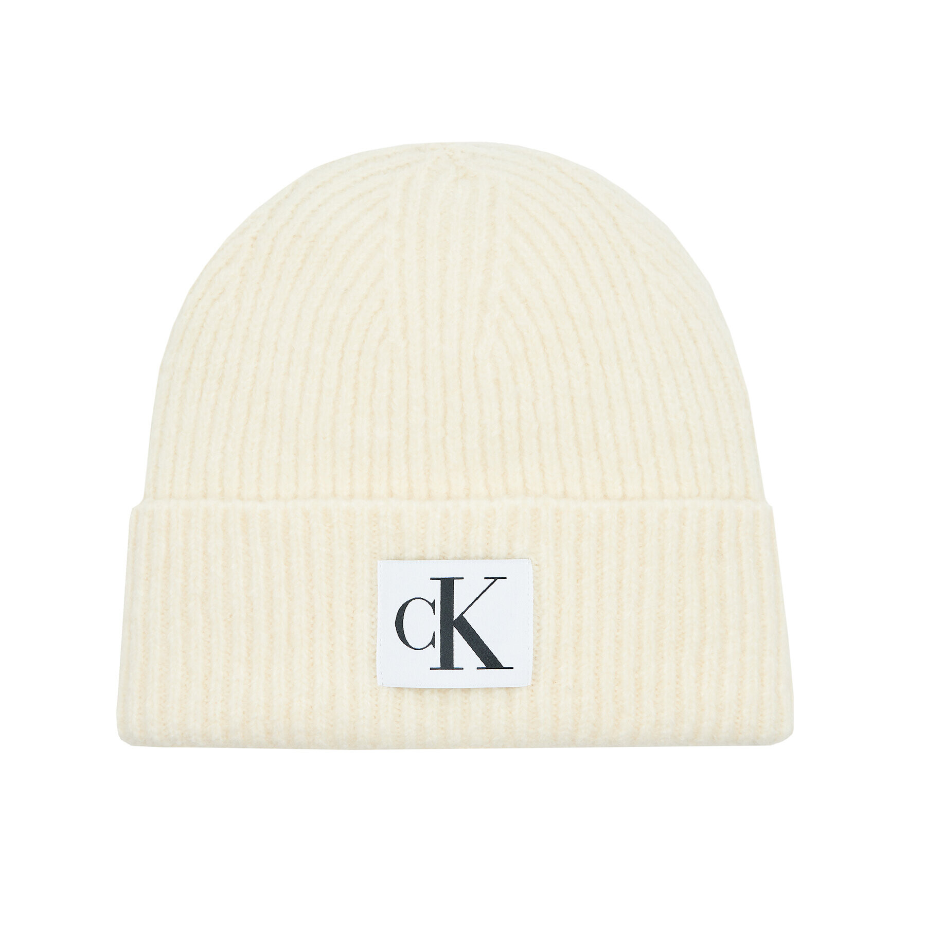 Calvin Klein Jeans Шапка K60K610911 Екрю - Pepit.bg