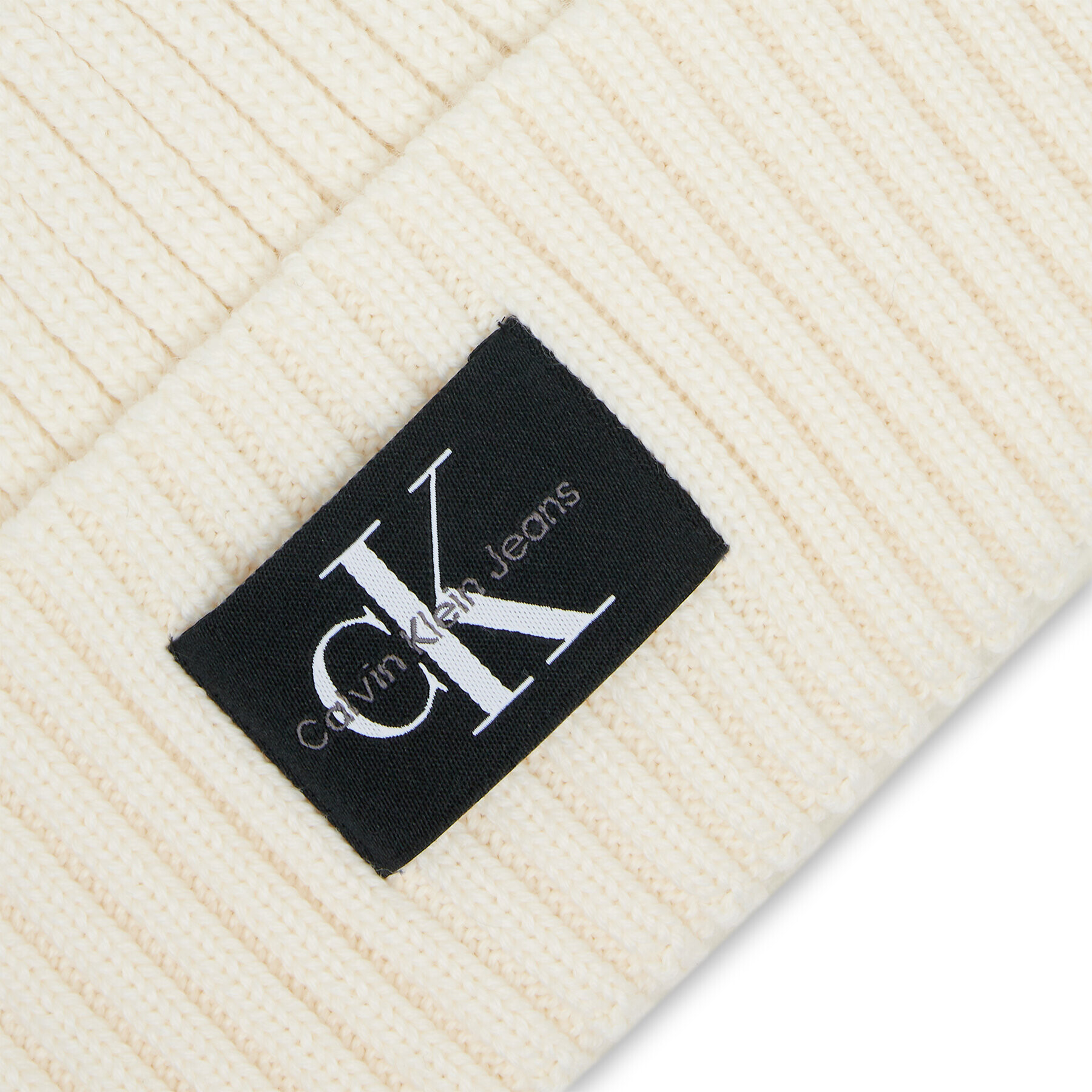 Calvin Klein Jeans Шапка K60K611030 Екрю - Pepit.bg