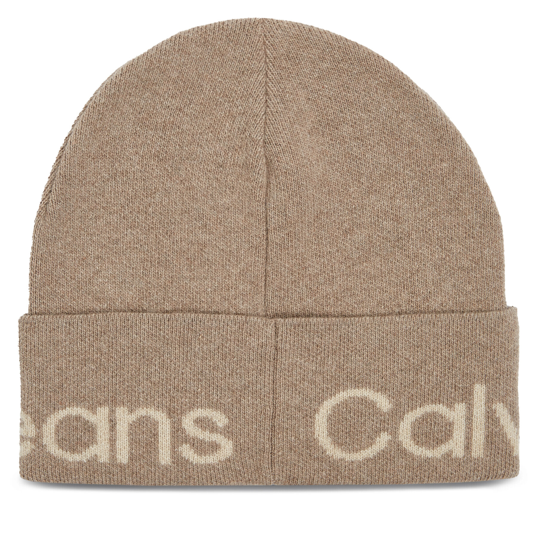 Calvin Klein Jeans Шапка Logo Beanie K60K611271 Сив - Pepit.bg