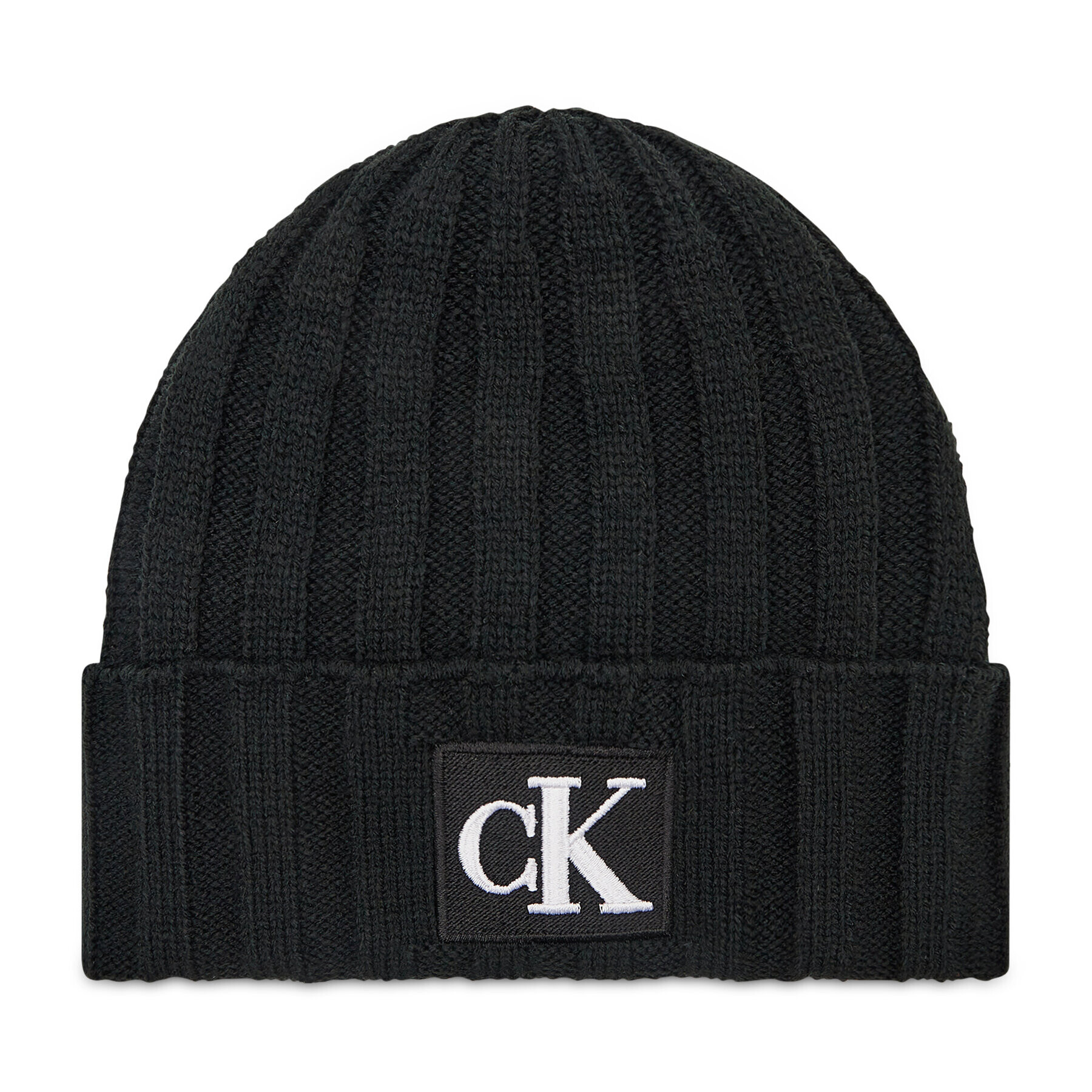 Calvin Klein Jeans Шапка Monogram IU0IU00346 Черен - Pepit.bg