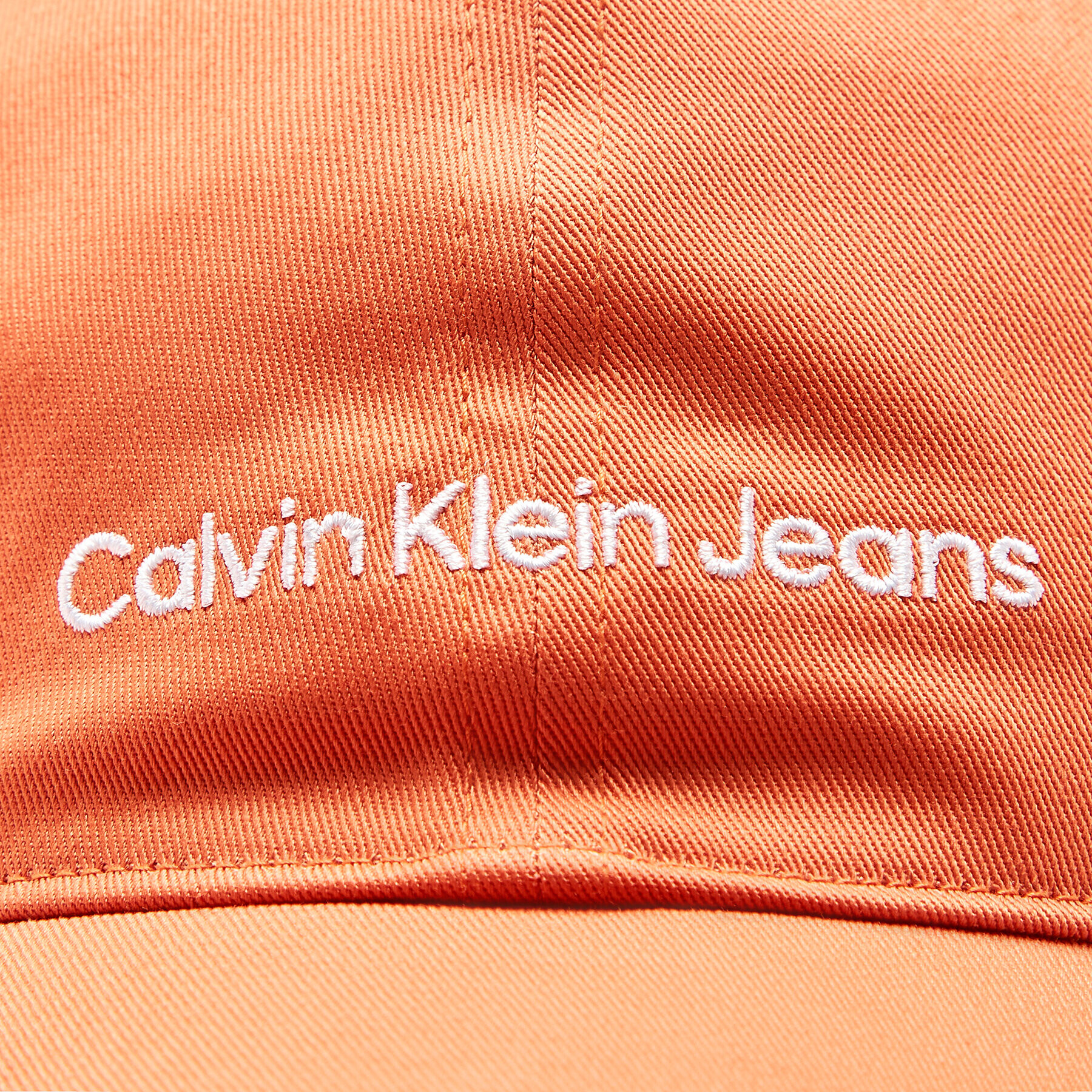 Calvin Klein Jeans Шапка с козирка Institutional K50K510062 Оранжев - Pepit.bg