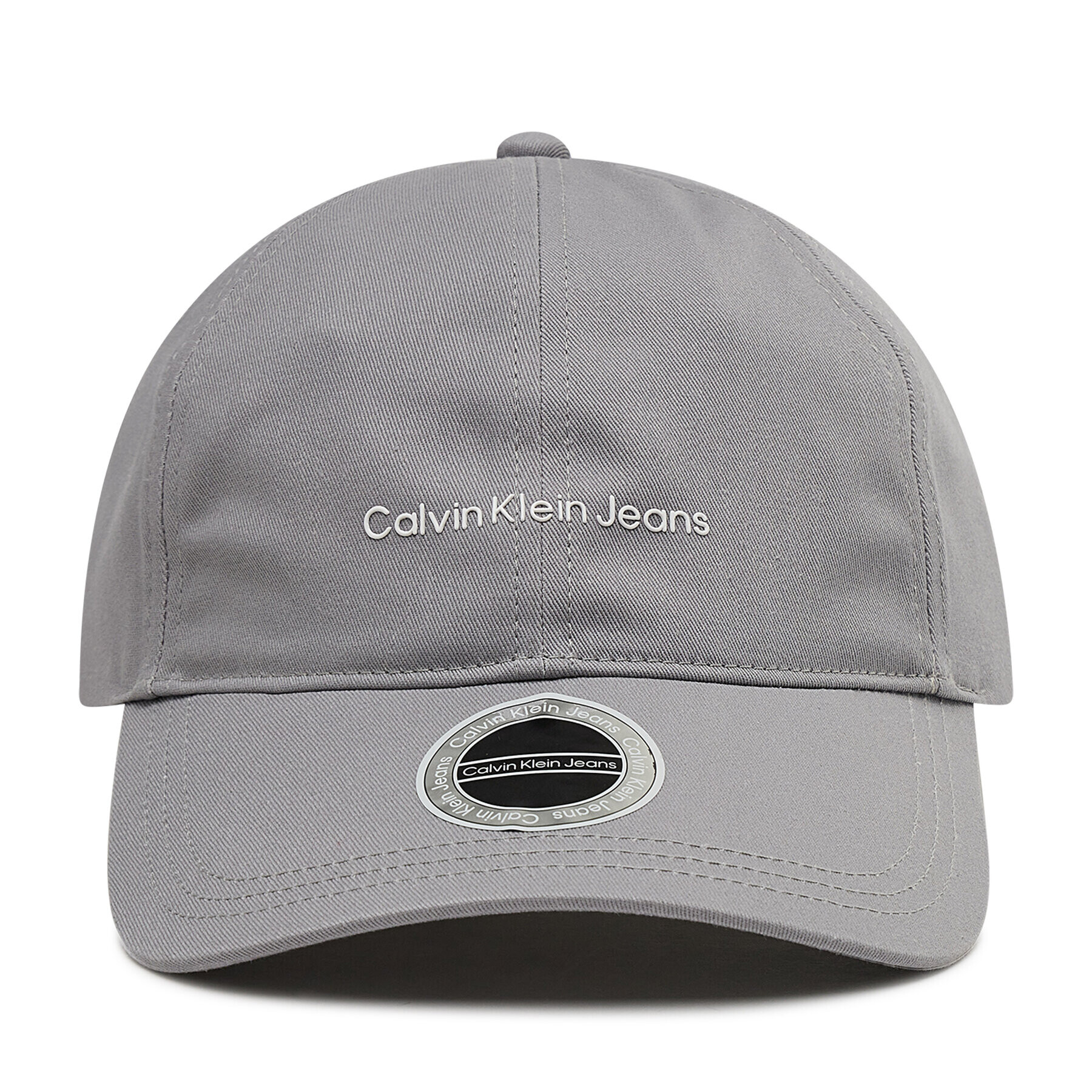 Calvin Klein Jeans Шапка с козирка Institutional Tpu Cap K50K508135 Сив - Pepit.bg