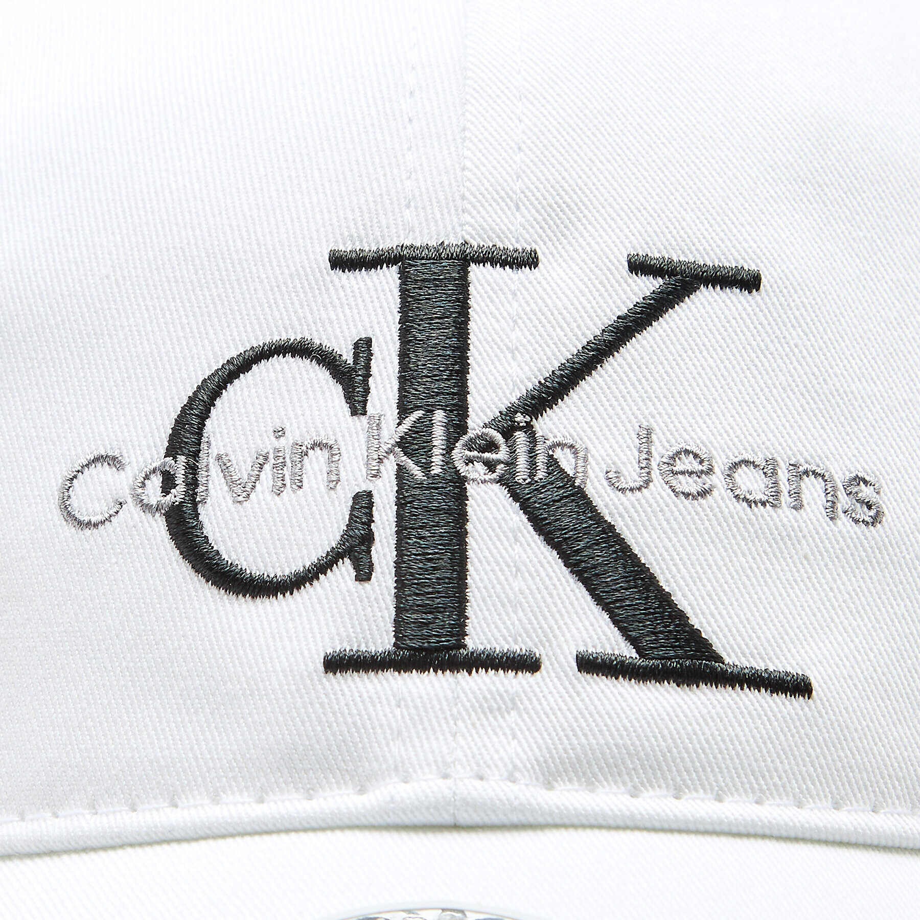 Calvin Klein Jeans Шапка с козирка K50K510061 Бял - Pepit.bg